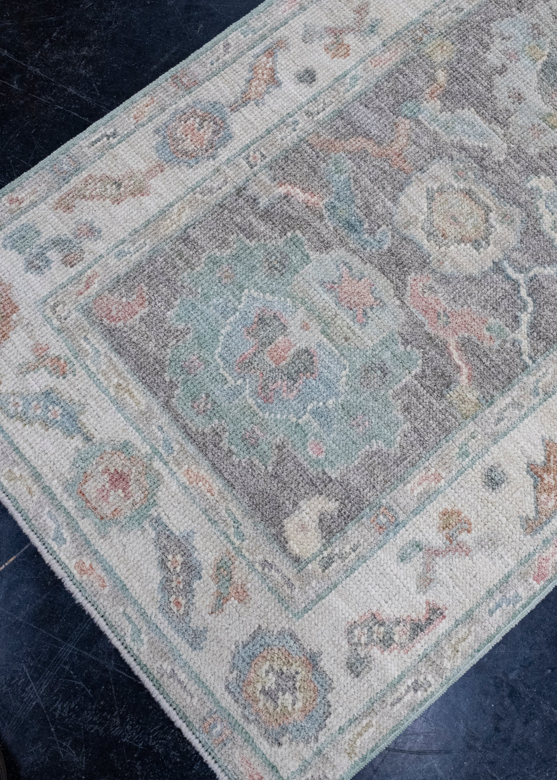 Turkish Oushak Runner Rug 2'9" x 10' #16191