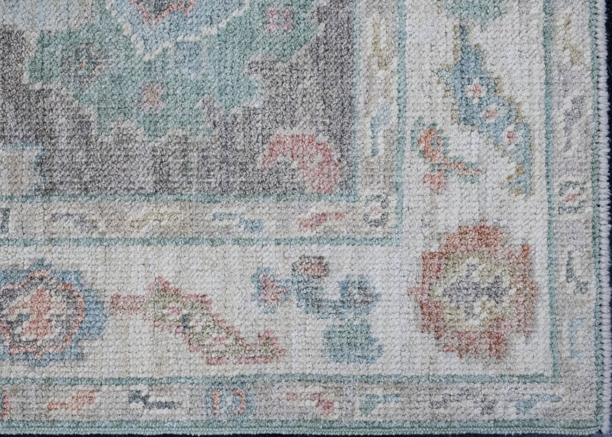 Turkish Oushak Runner Rug 2'9" x 10' #16191