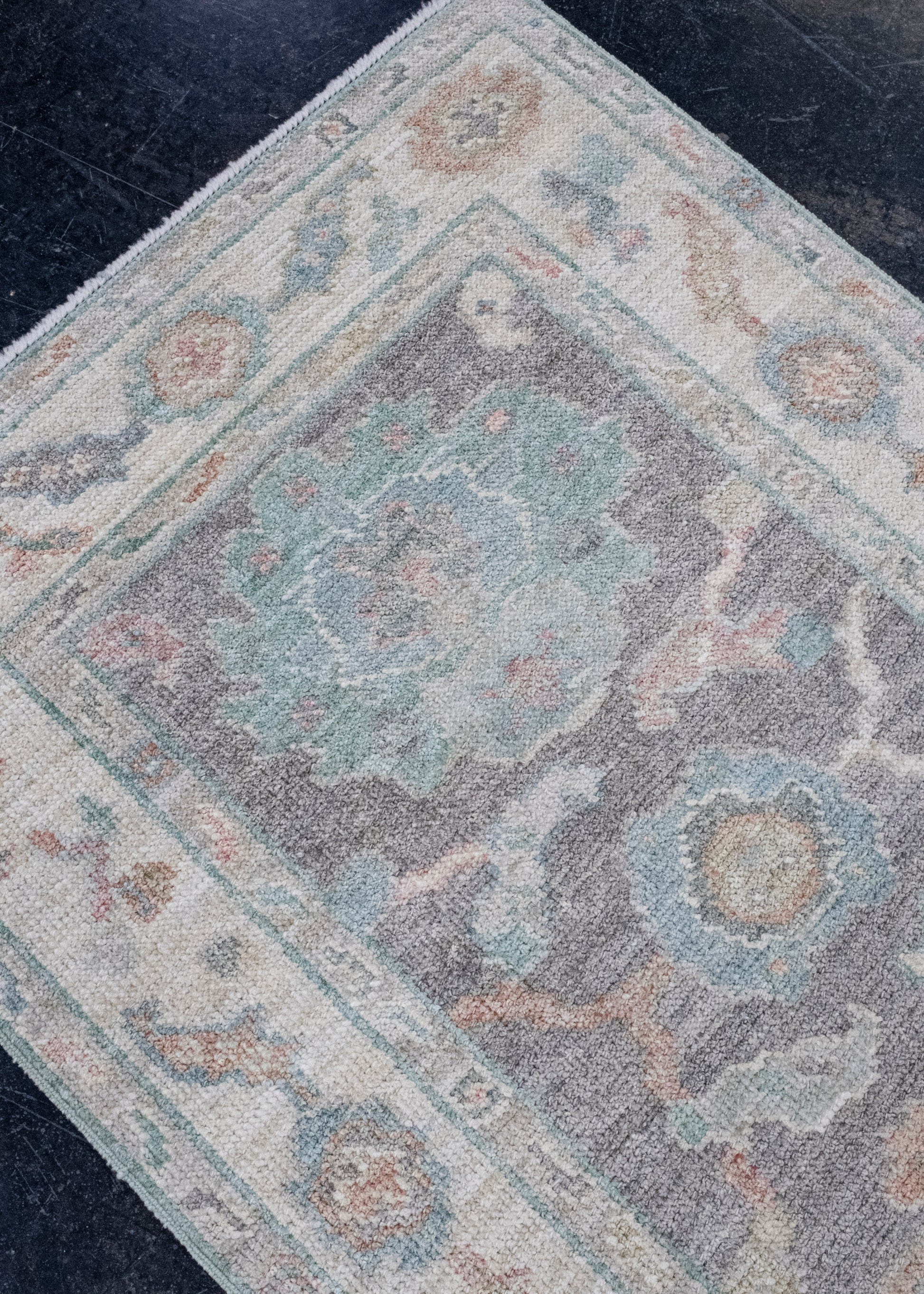 Turkish Oushak Runner Rug 2'9" x 10' #16191
