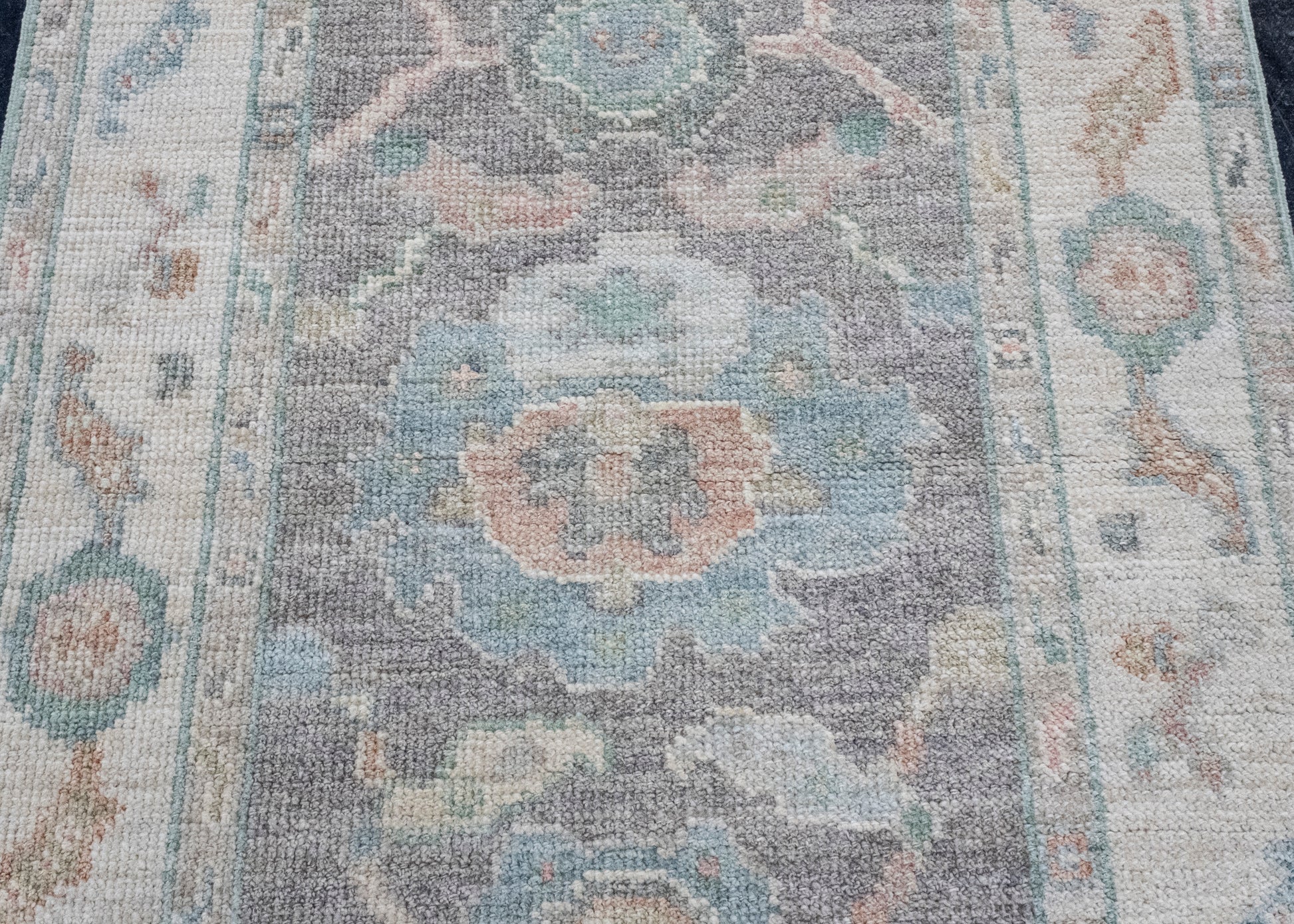 Turkish Oushak Runner Rug 2'9" x 10' #16191