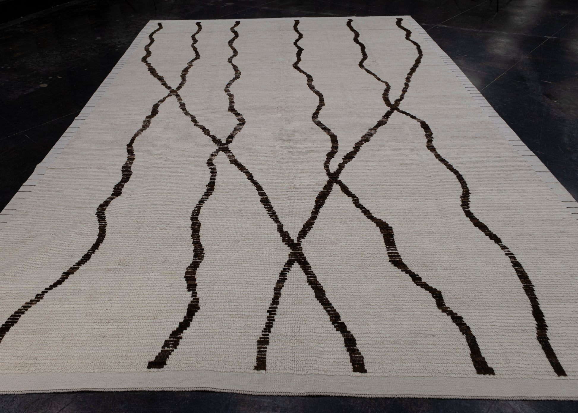 Turkish Tulu Rug Hand Knotted Rug 8'10" x 12'8" #6167