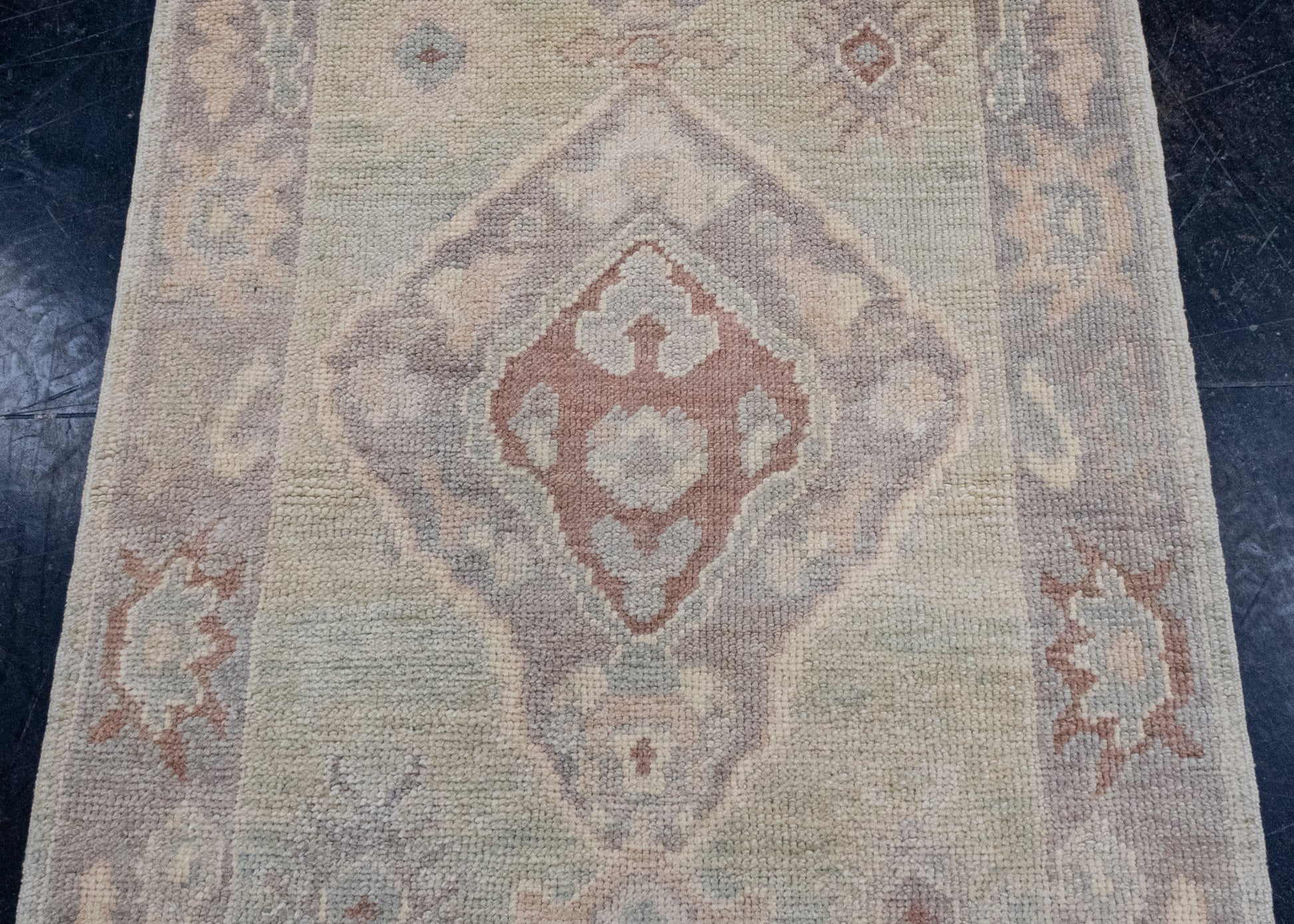 Turkish Oushak Runner Rug 2'10" x 8'1" #16652