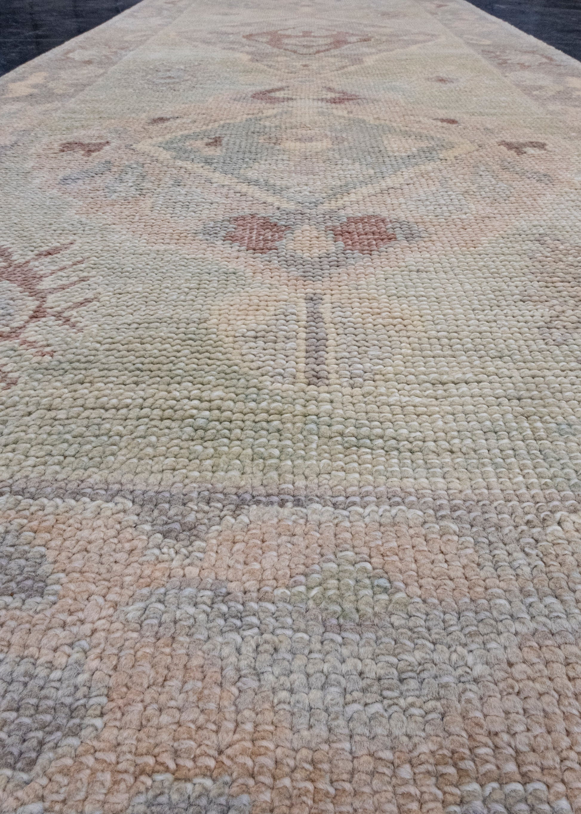 Turkish Oushak Runner Rug 2'10" x 8'1" #16652
