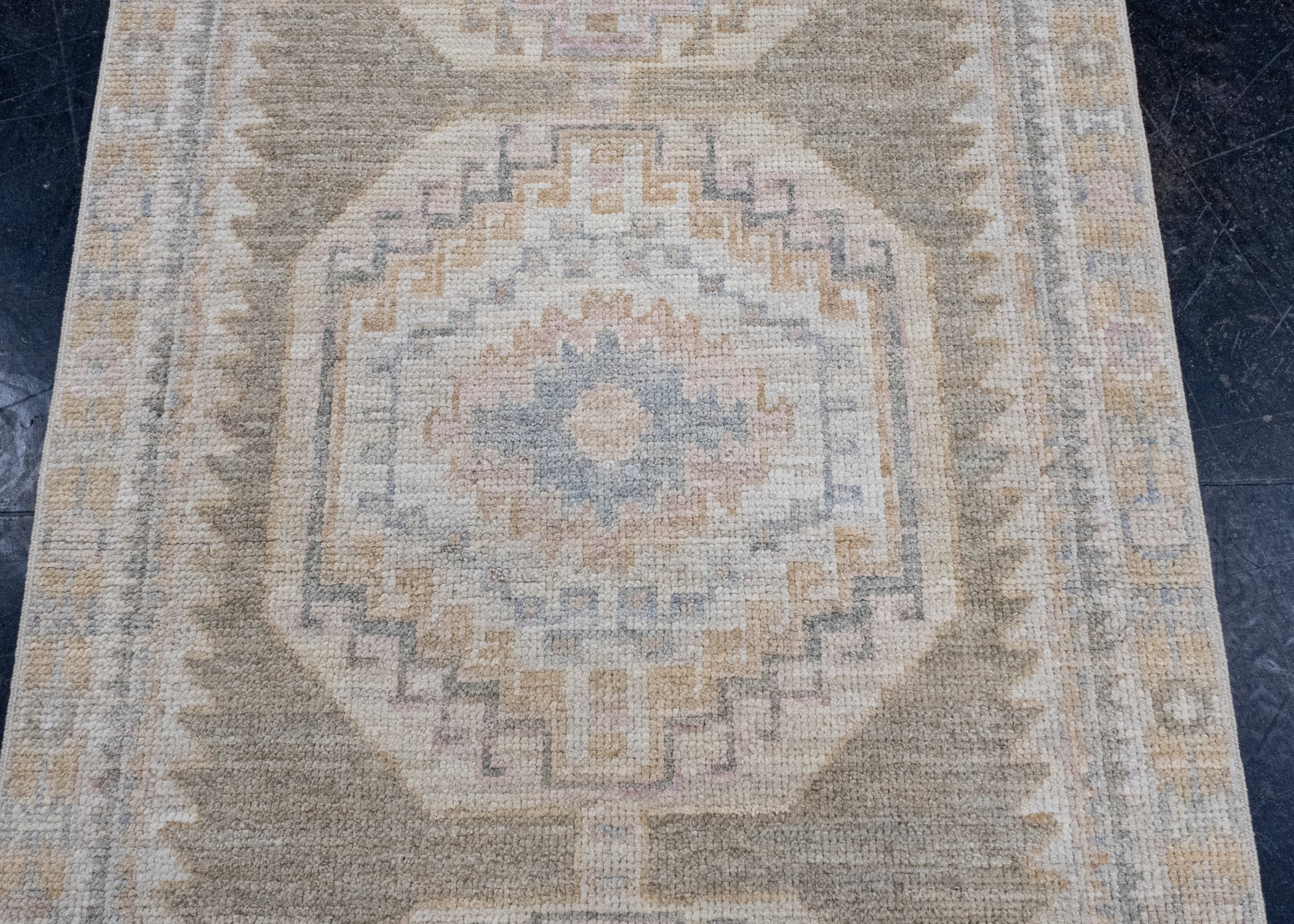 Turkish Oushak Runner Rug 2'9" x 10' #16310