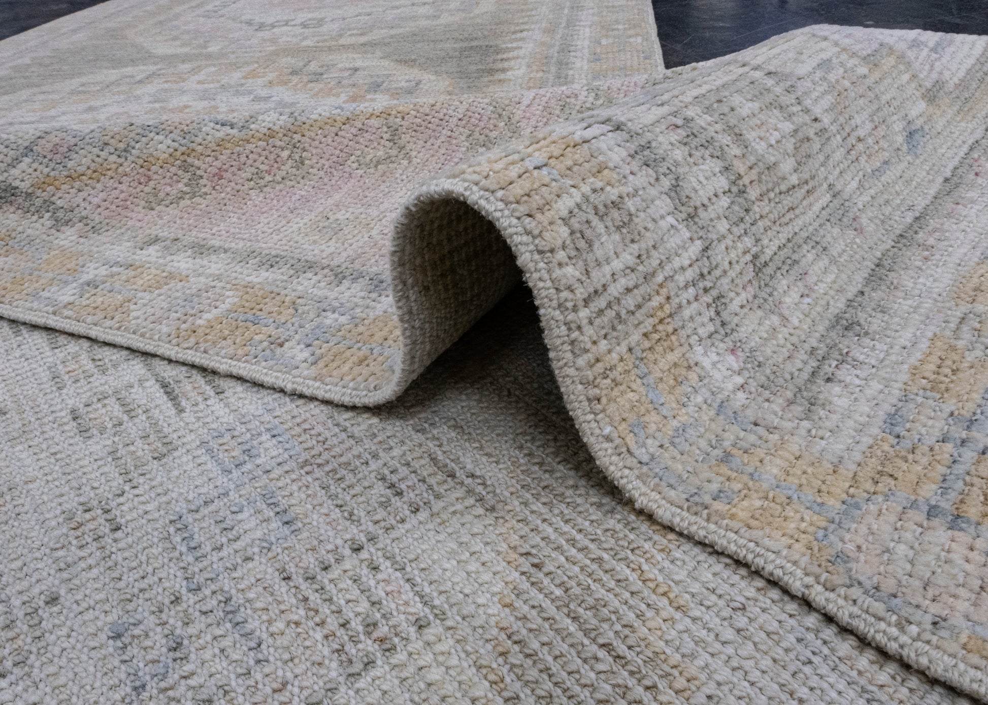 Turkish Oushak Runner Rug 2'9" x 10' #16310