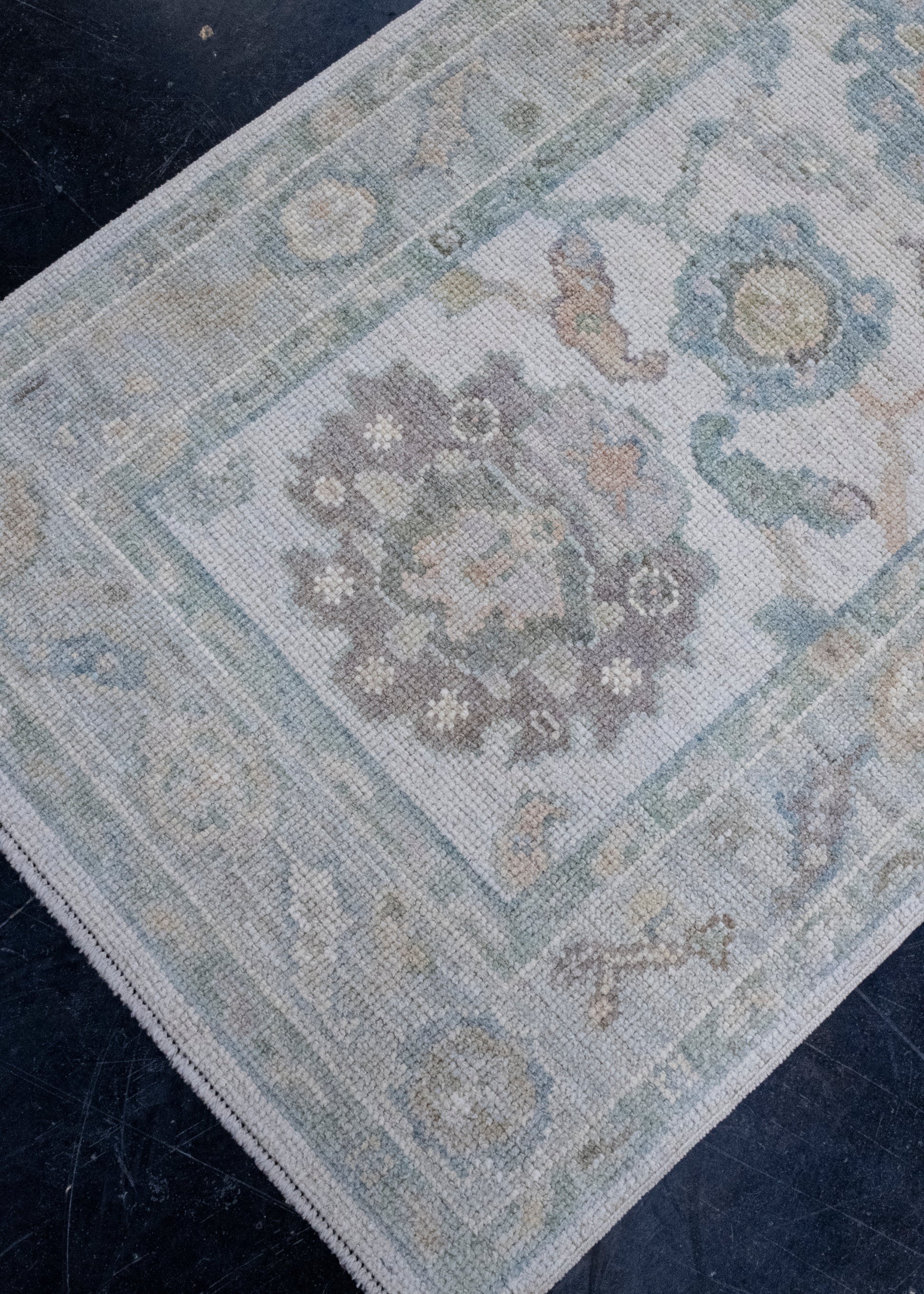 Turkish Oushak Runner Rug 2'9" x 8'1" #16393