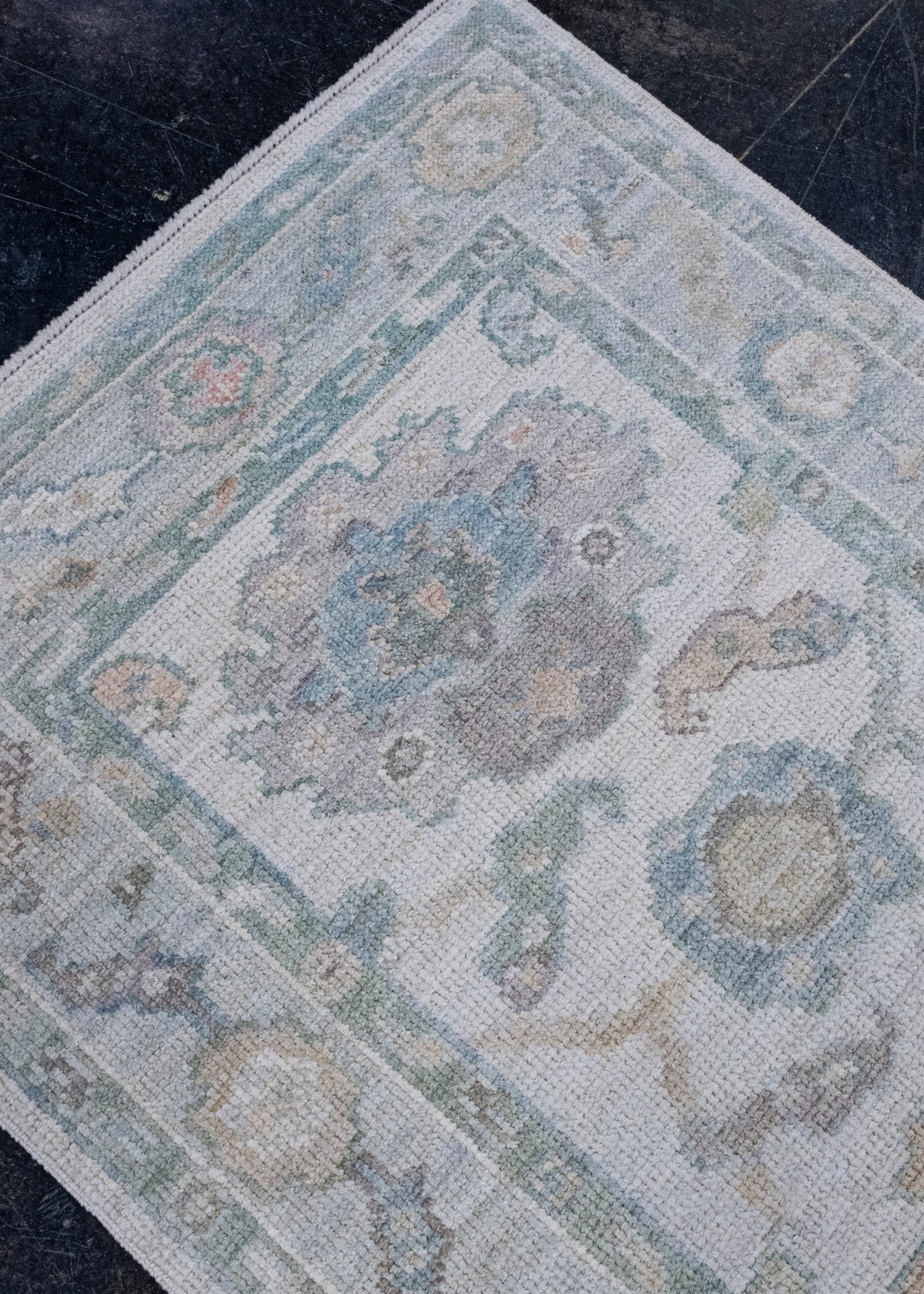 Turkish Oushak Runner Rug 2'9" x 8'1" #16393