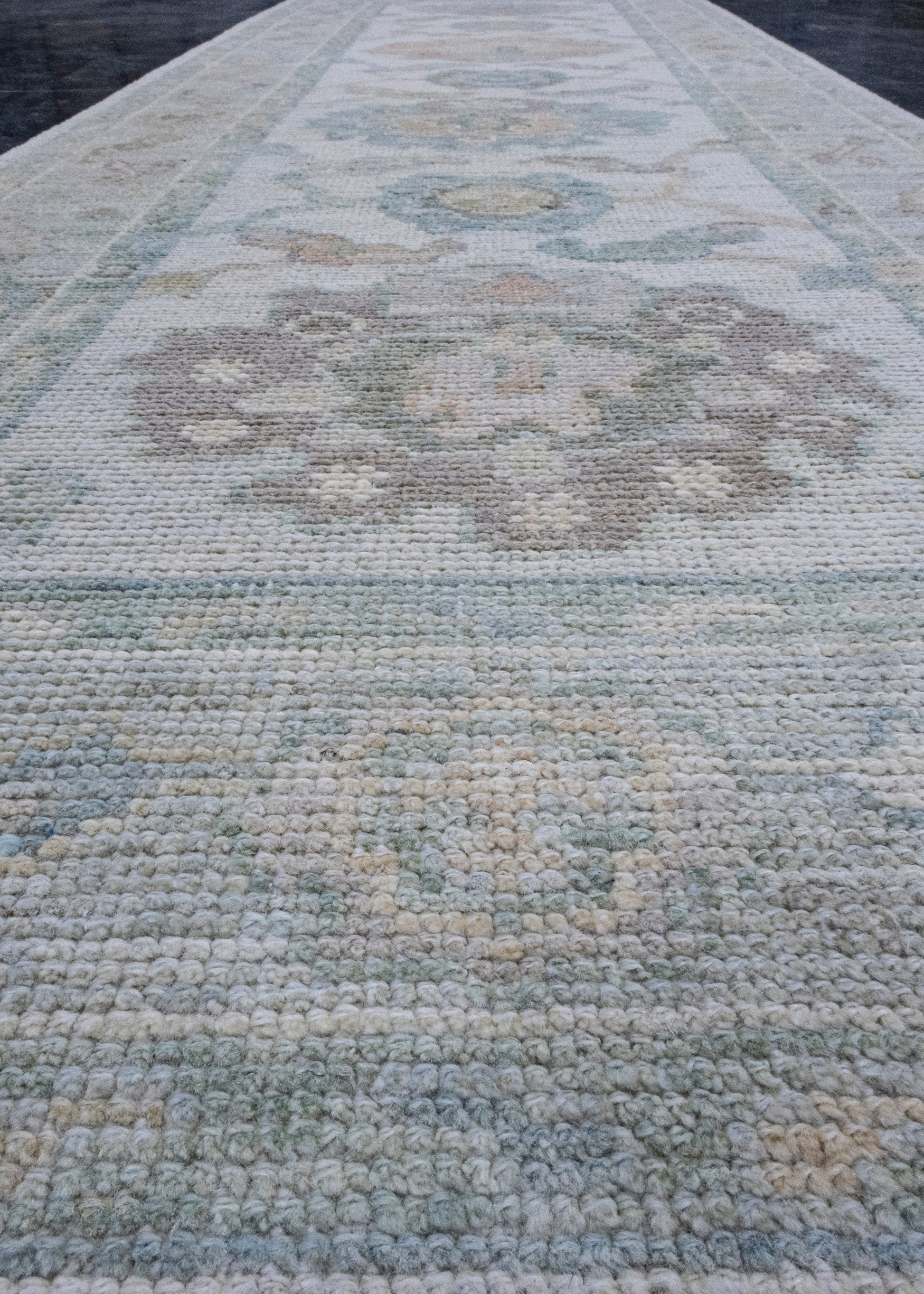 Turkish Oushak Runner Rug 2'9" x 8'1" #16393