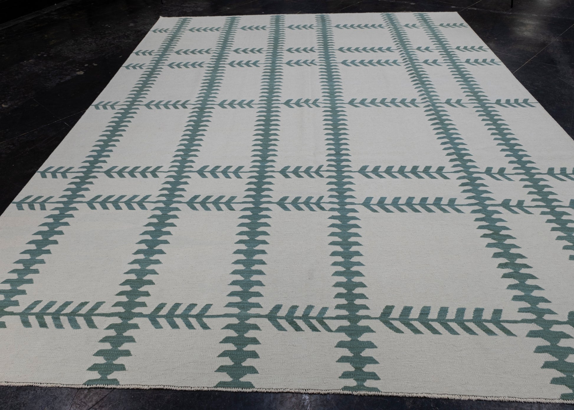 Oriental Flat Weave Turkish Kilim 9'4" x 12' #11955
