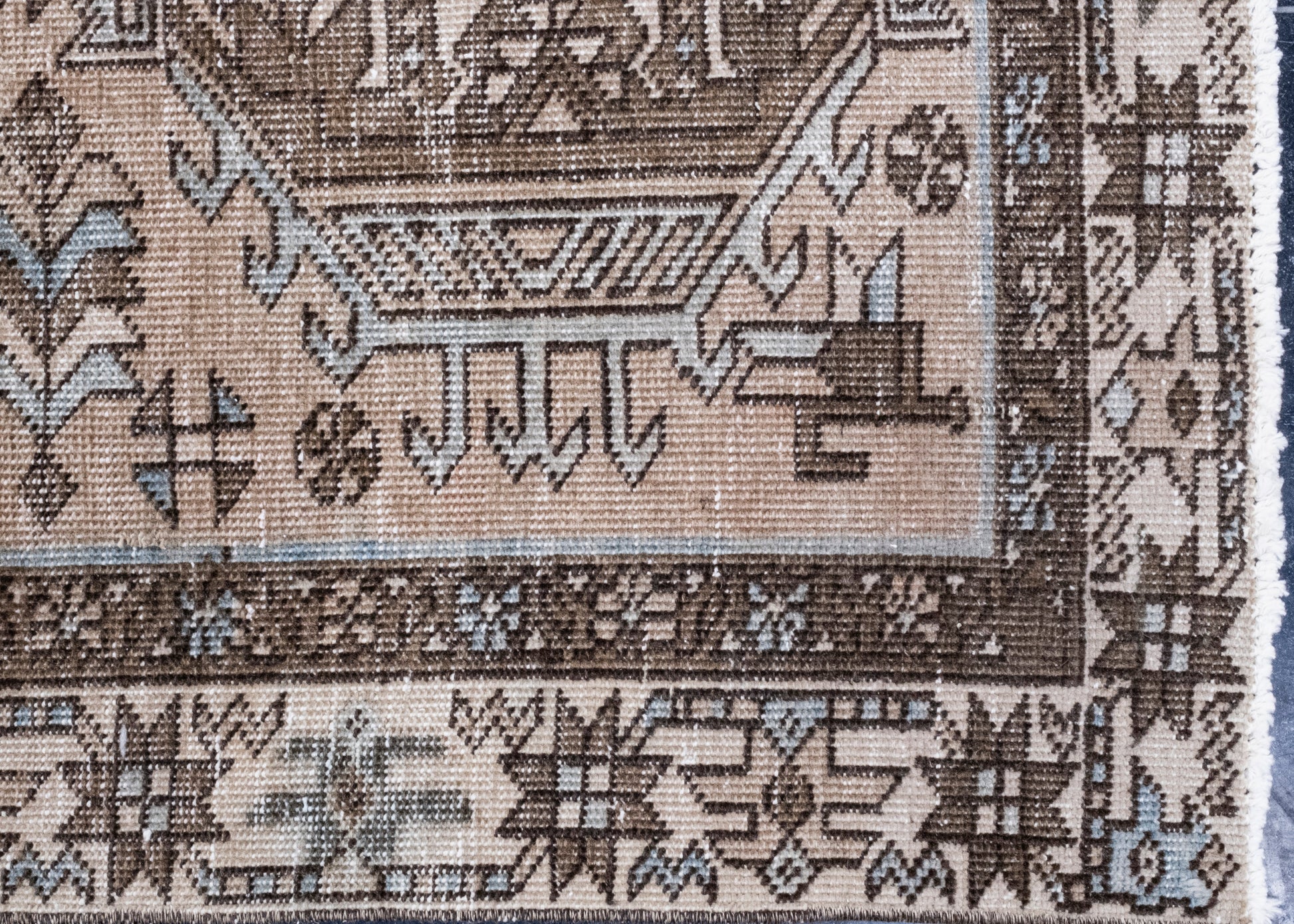 Turkish Vintage Anatolian Runner Rug 2'10" x 14' #7020