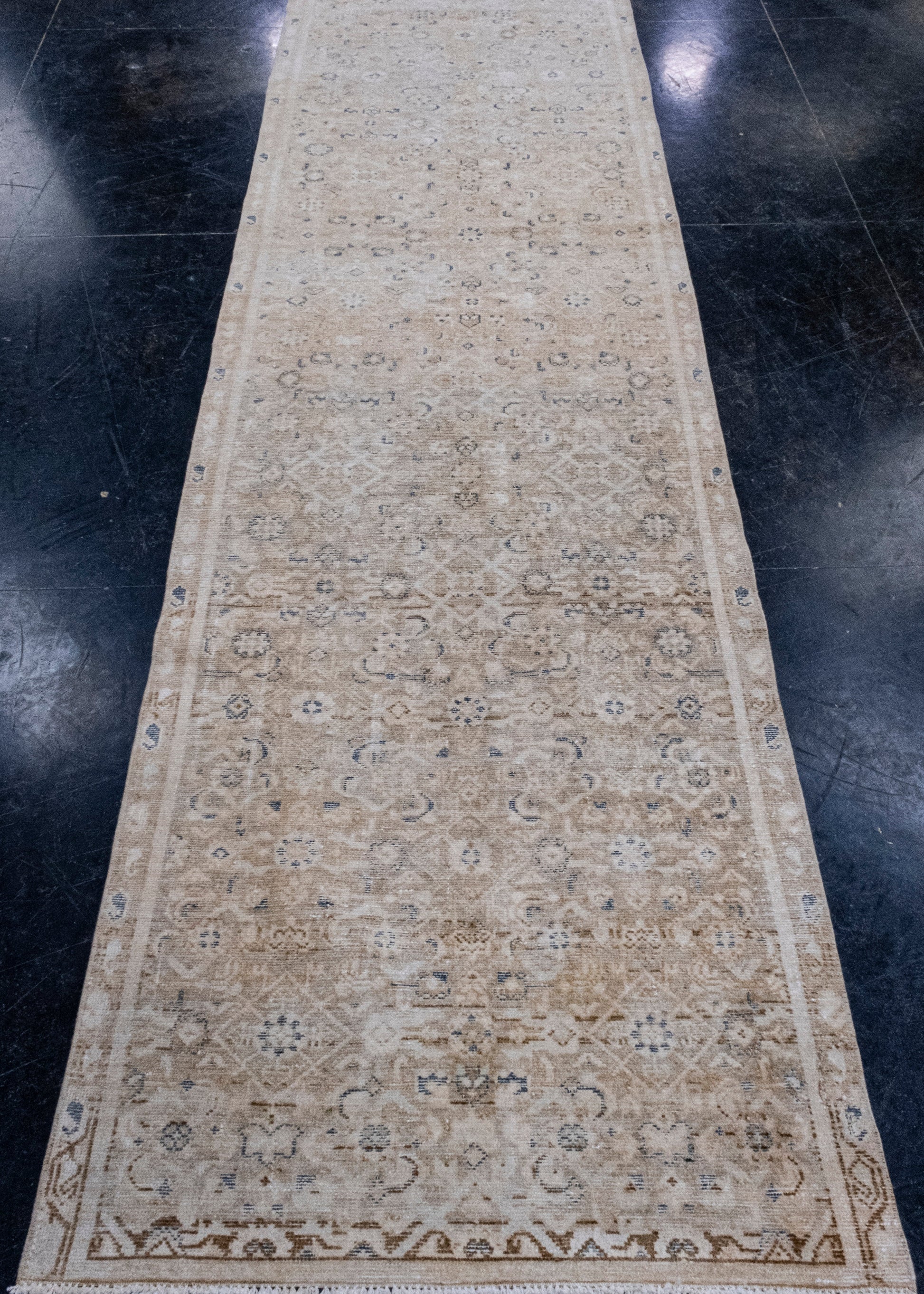 Turkish Vintage Anatolian Runner Rug 2'11" x 11'8" #7000