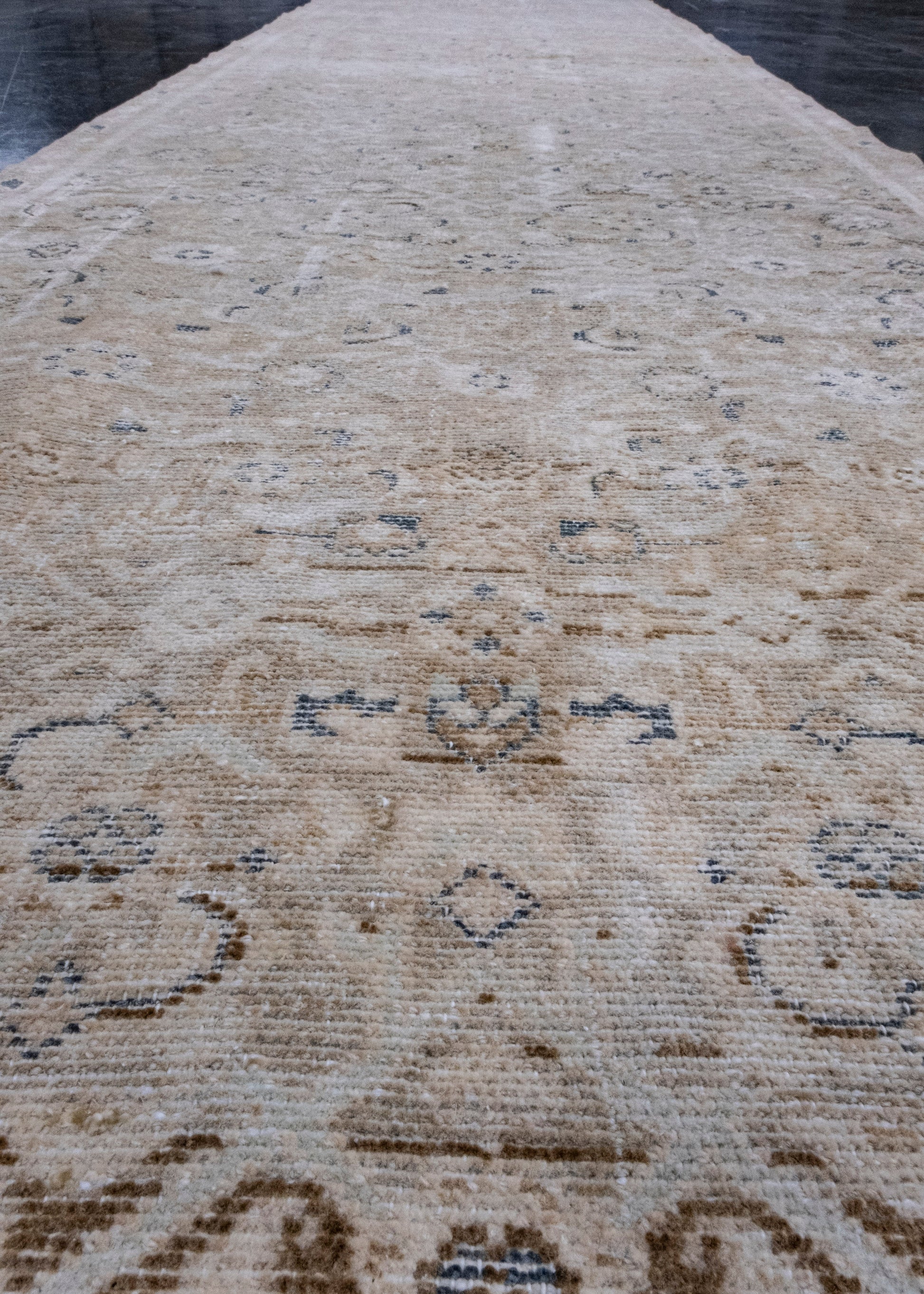 Turkish Vintage Anatolian Runner Rug 2'11" x 11'8" #7000