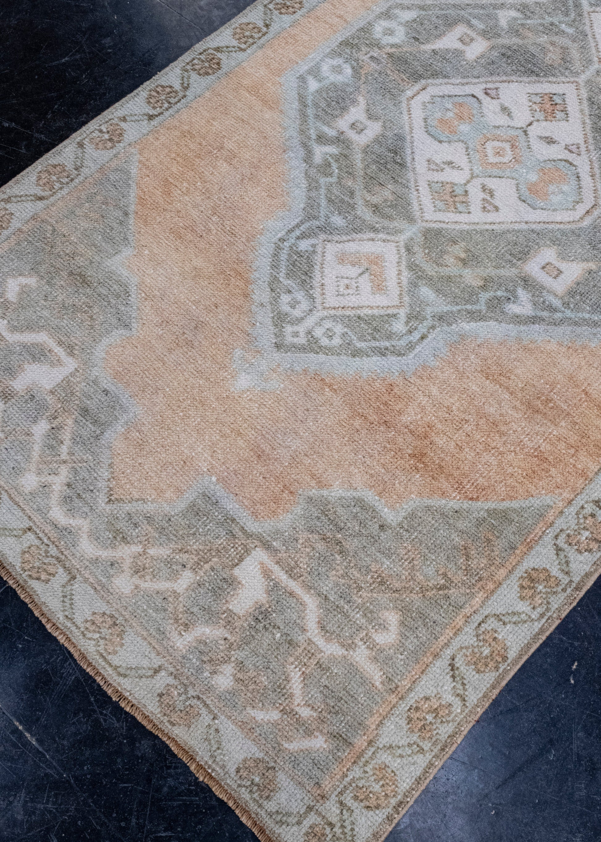 Turkish Vintage Anatolian Runner Rug 3'3" x 10'9" #7030