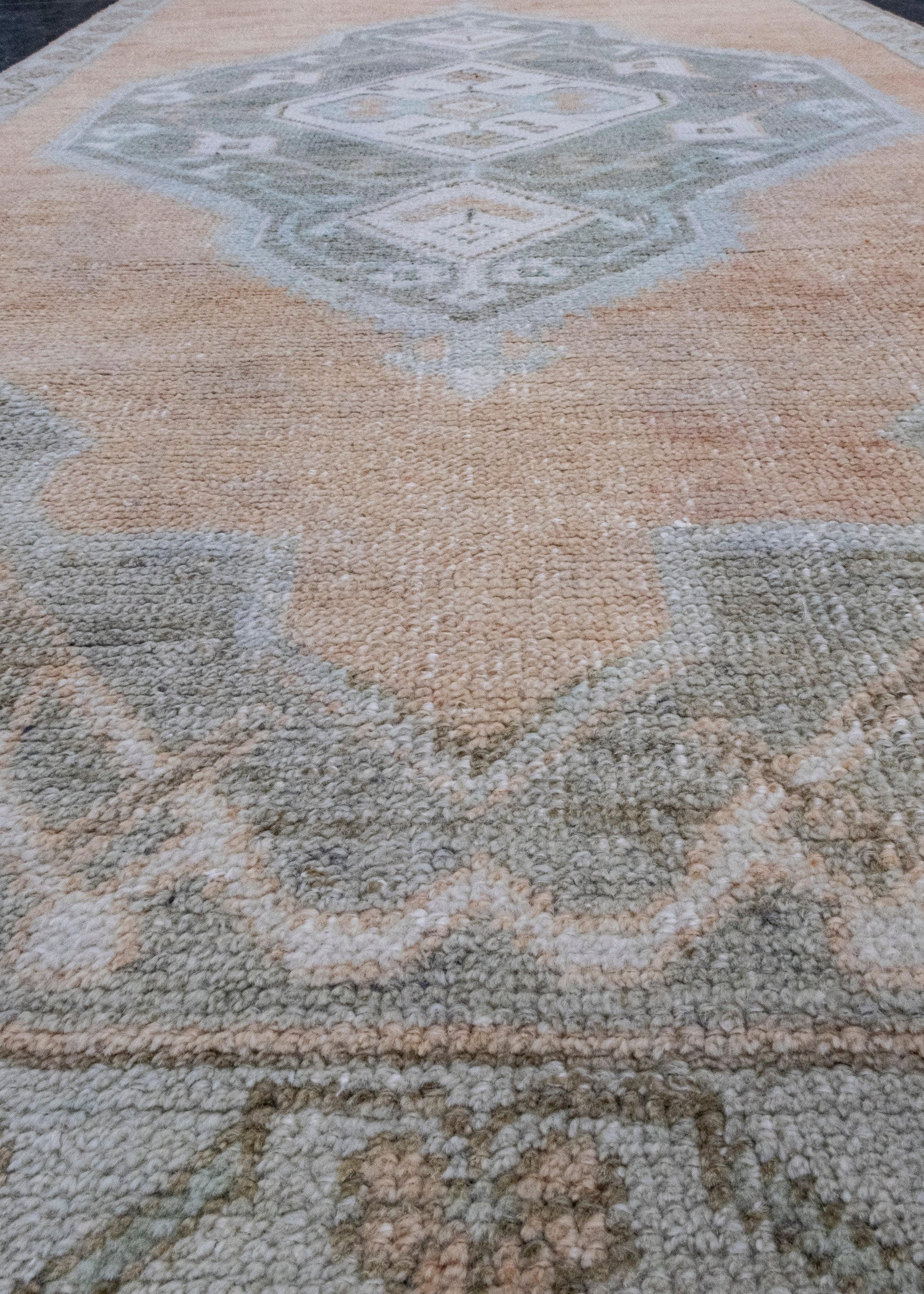 Turkish Vintage Anatolian Runner Rug 3'3" x 10'9" #7030