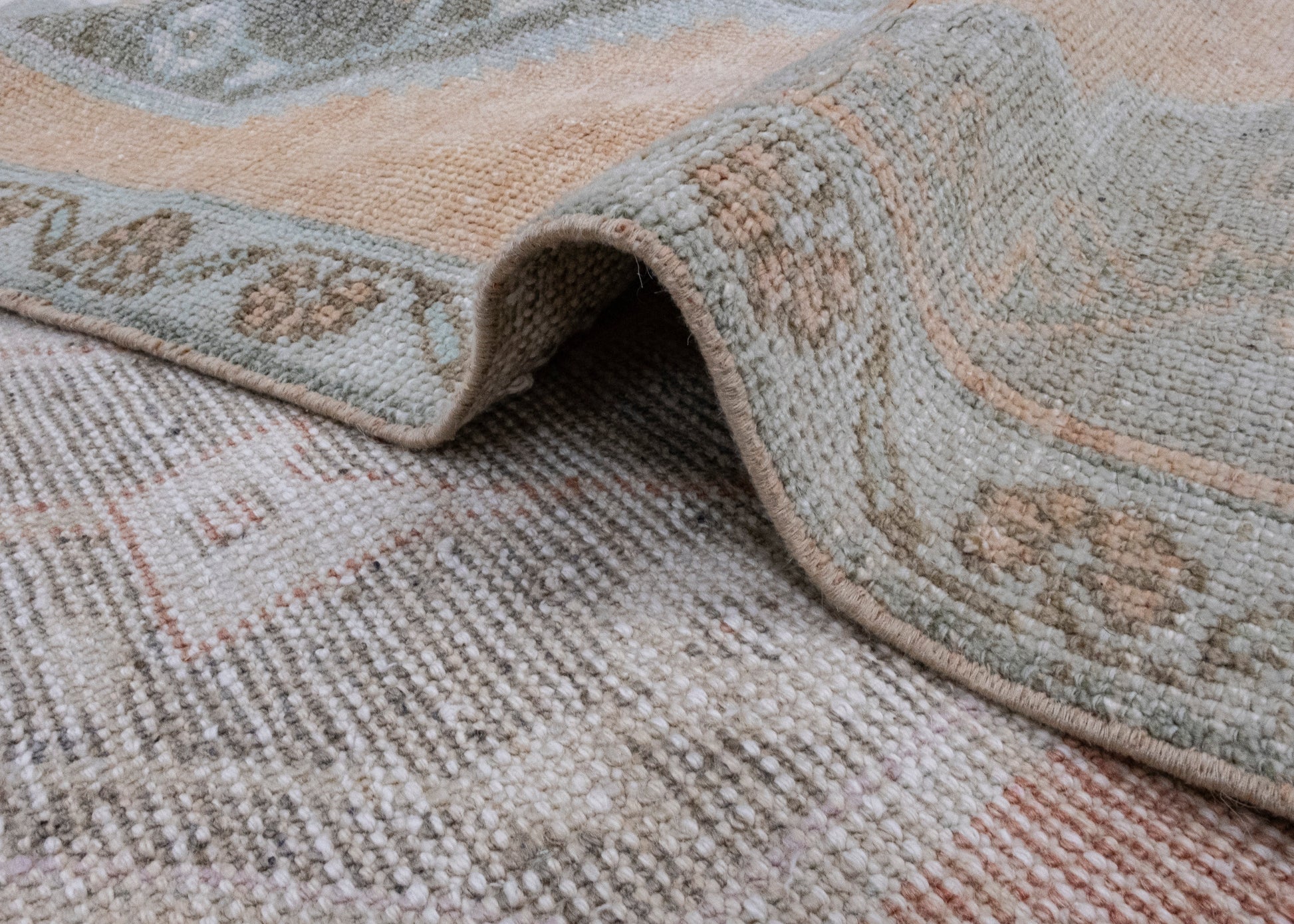 Turkish Vintage Anatolian Runner Rug 3'3" x 10'9" #7030