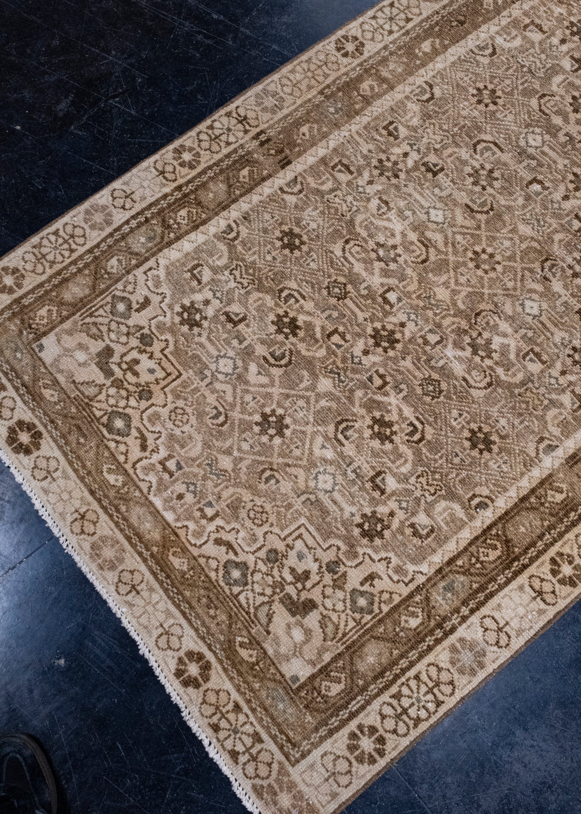 Turkish Vintage Anatolian Runner Rug 3'1" x 12'6" #7019