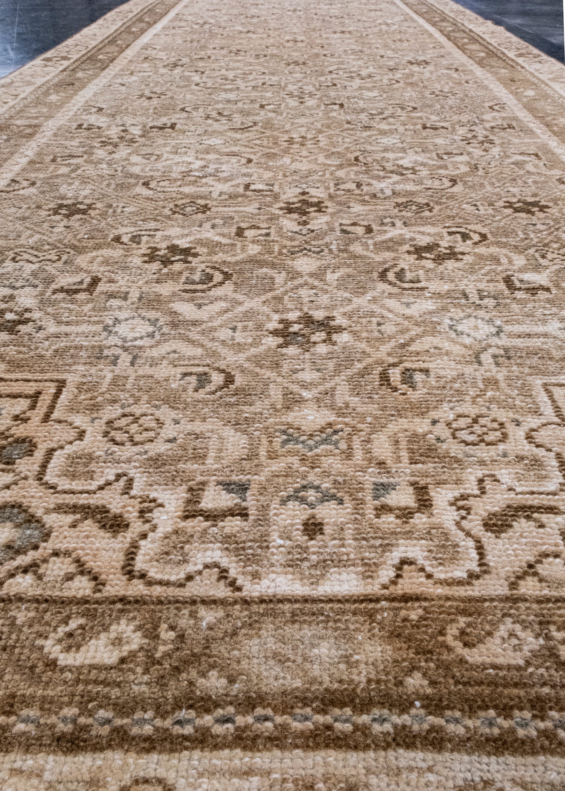 Turkish Vintage Anatolian Runner Rug 3'1" x 12'6" #7019