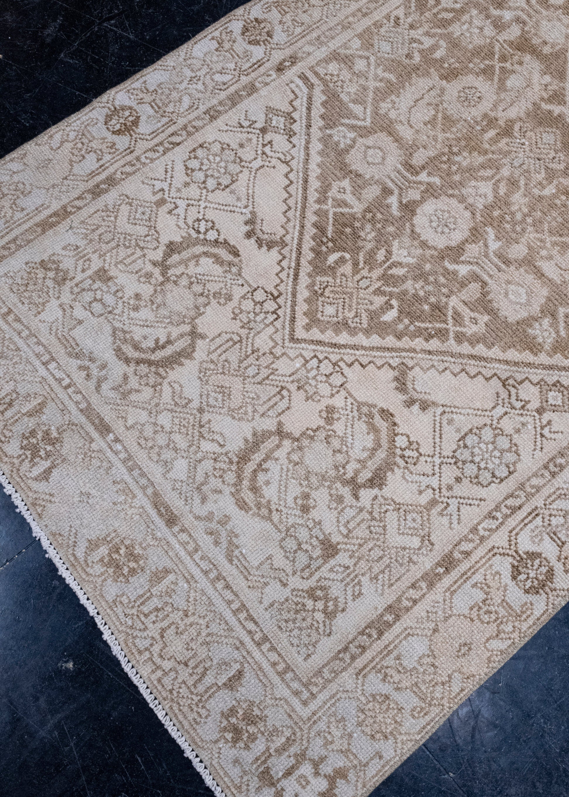 Turkish Vintage Anatolian Runner Rug 3' x 13'2" #7017