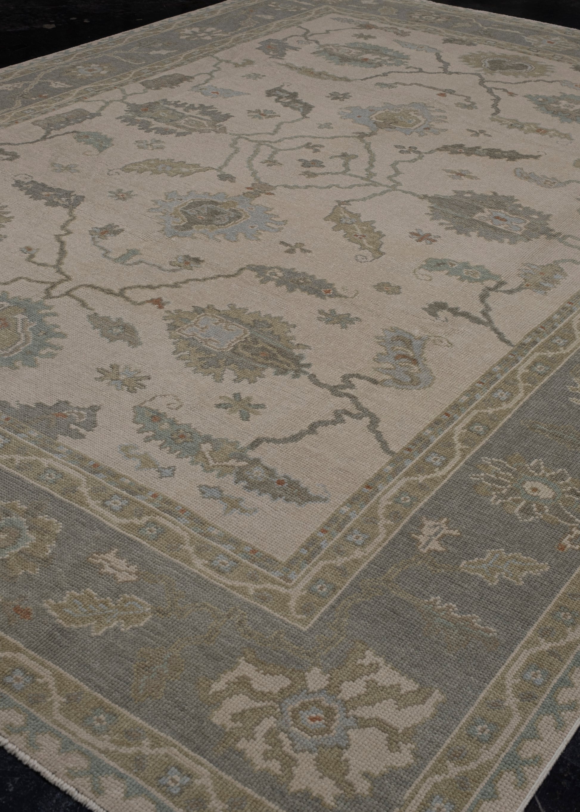 Turkish Oushak Rug 9'4" x 12'7" #12132
