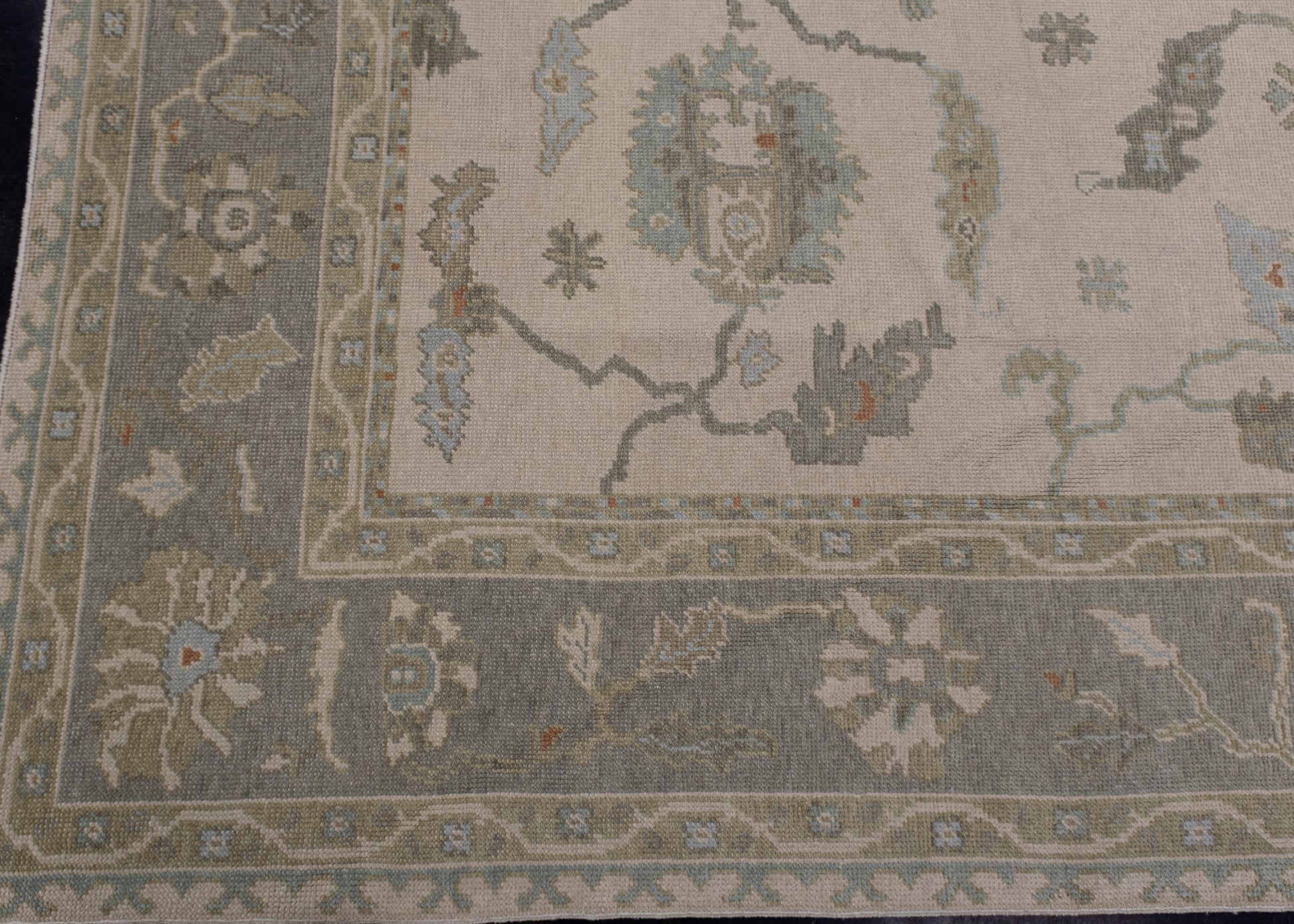 Turkish Oushak Rug 9'4" x 12'7" #12132