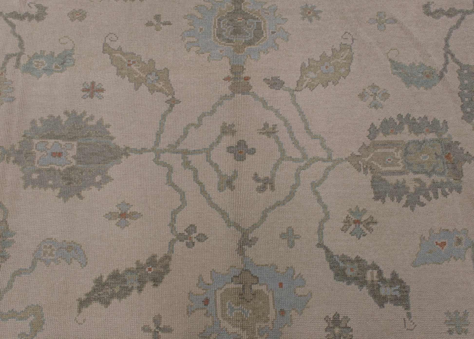 Turkish Oushak Rug 9'4" x 12'7" #12132