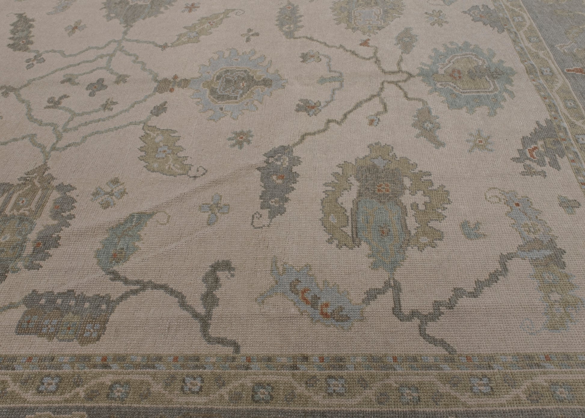 Turkish Oushak Rug 9'4" x 12'7" #12132