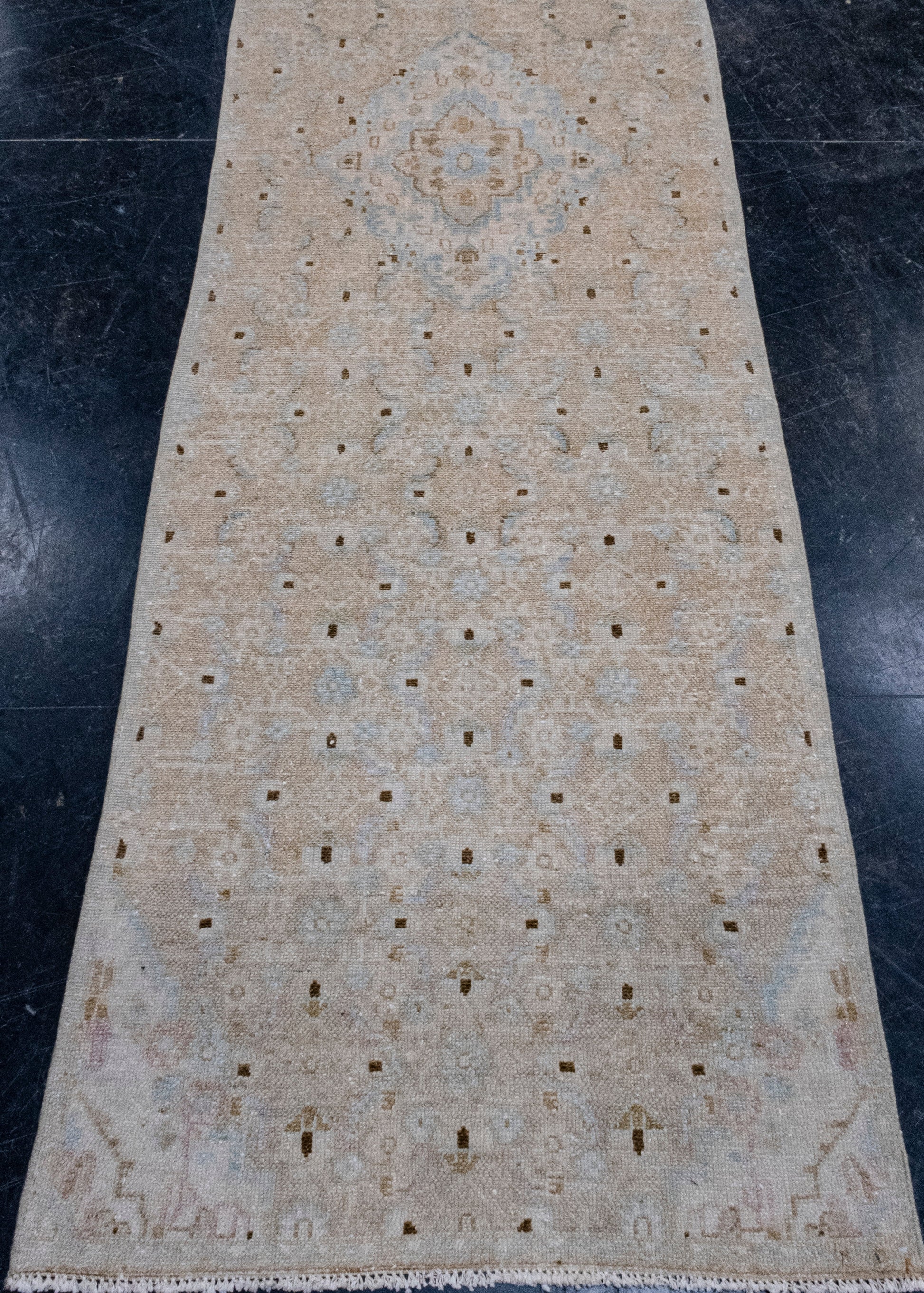 Turkish Vintage Anatolian Runner Rug 2'7" x 9'2" #7027