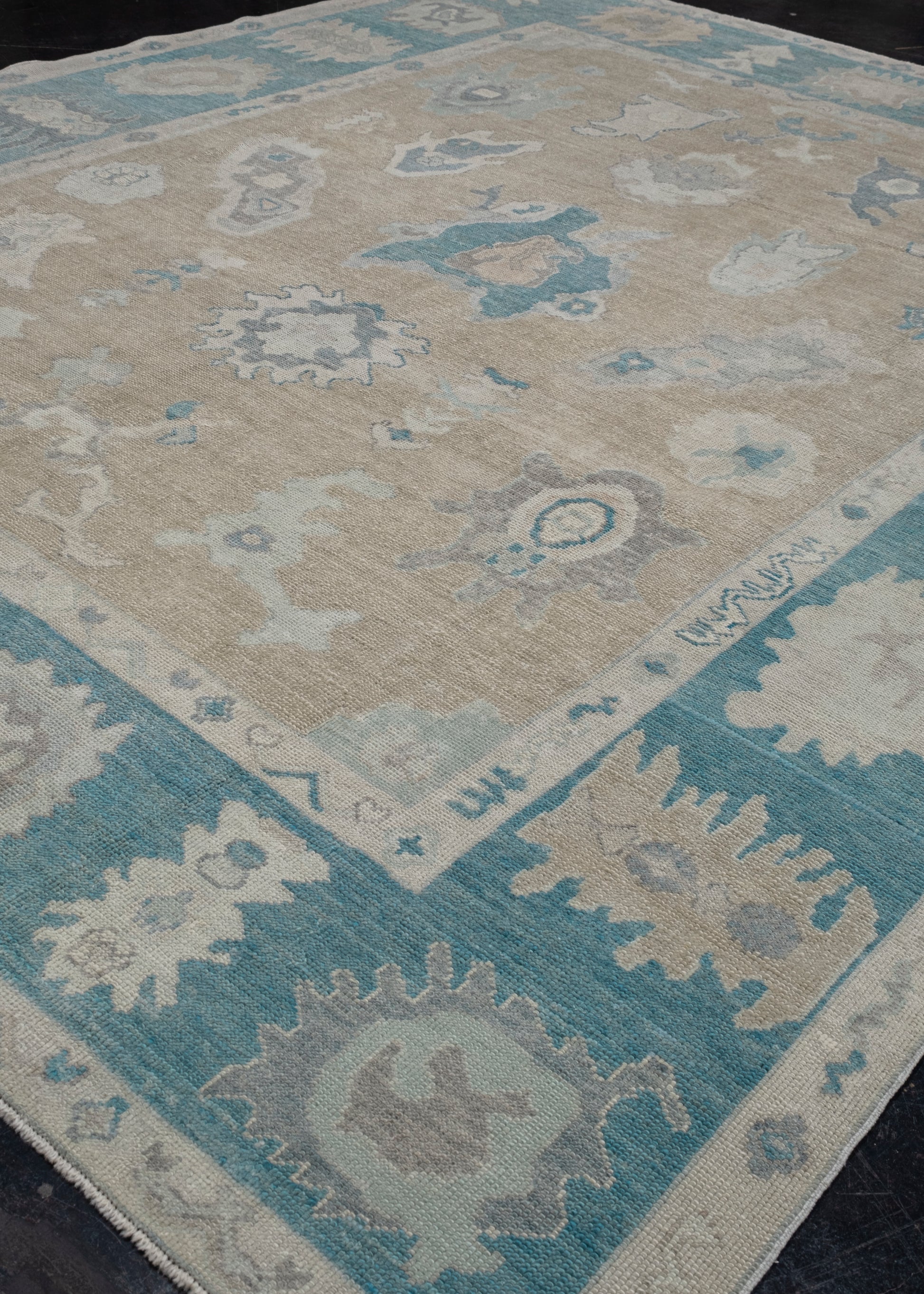 Turkish Oushak Rug 8'9" x 11'1" #11922