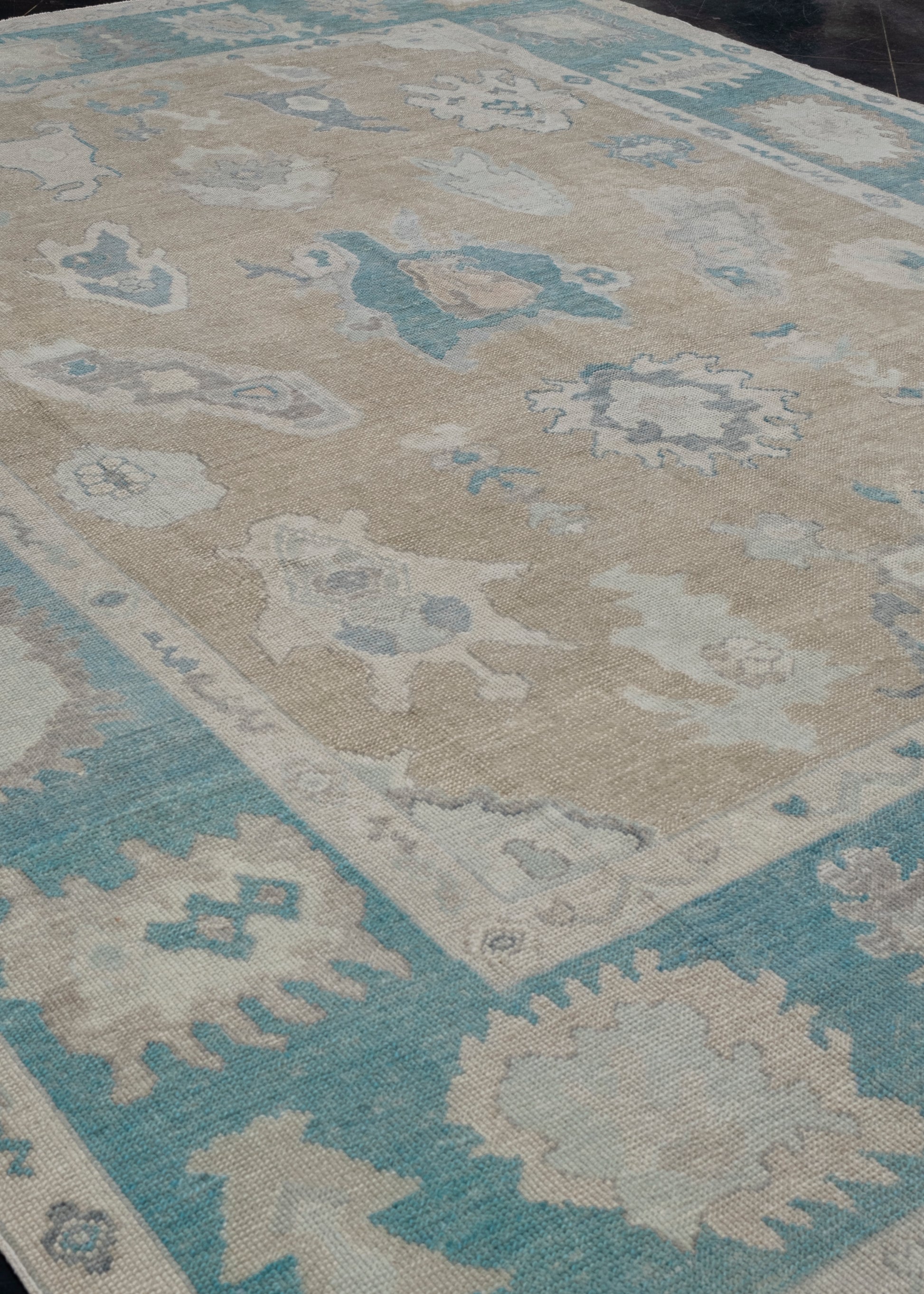 Turkish Oushak Rug 8'9" x 11'1" #11922