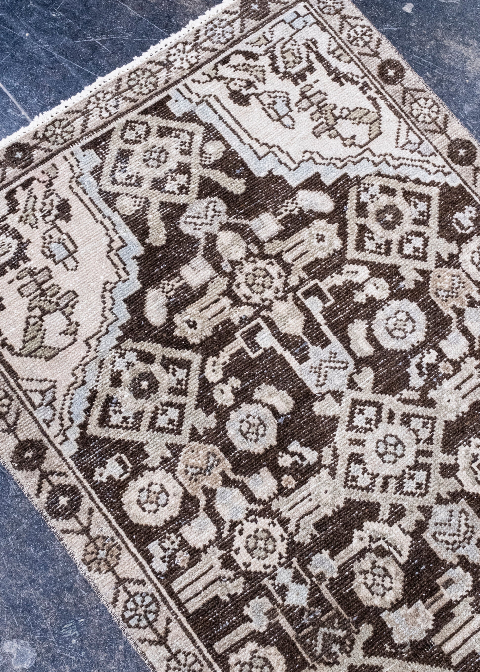Turkish Vintage Anatolian Runner Rug 2'7" x 9'5" #7024