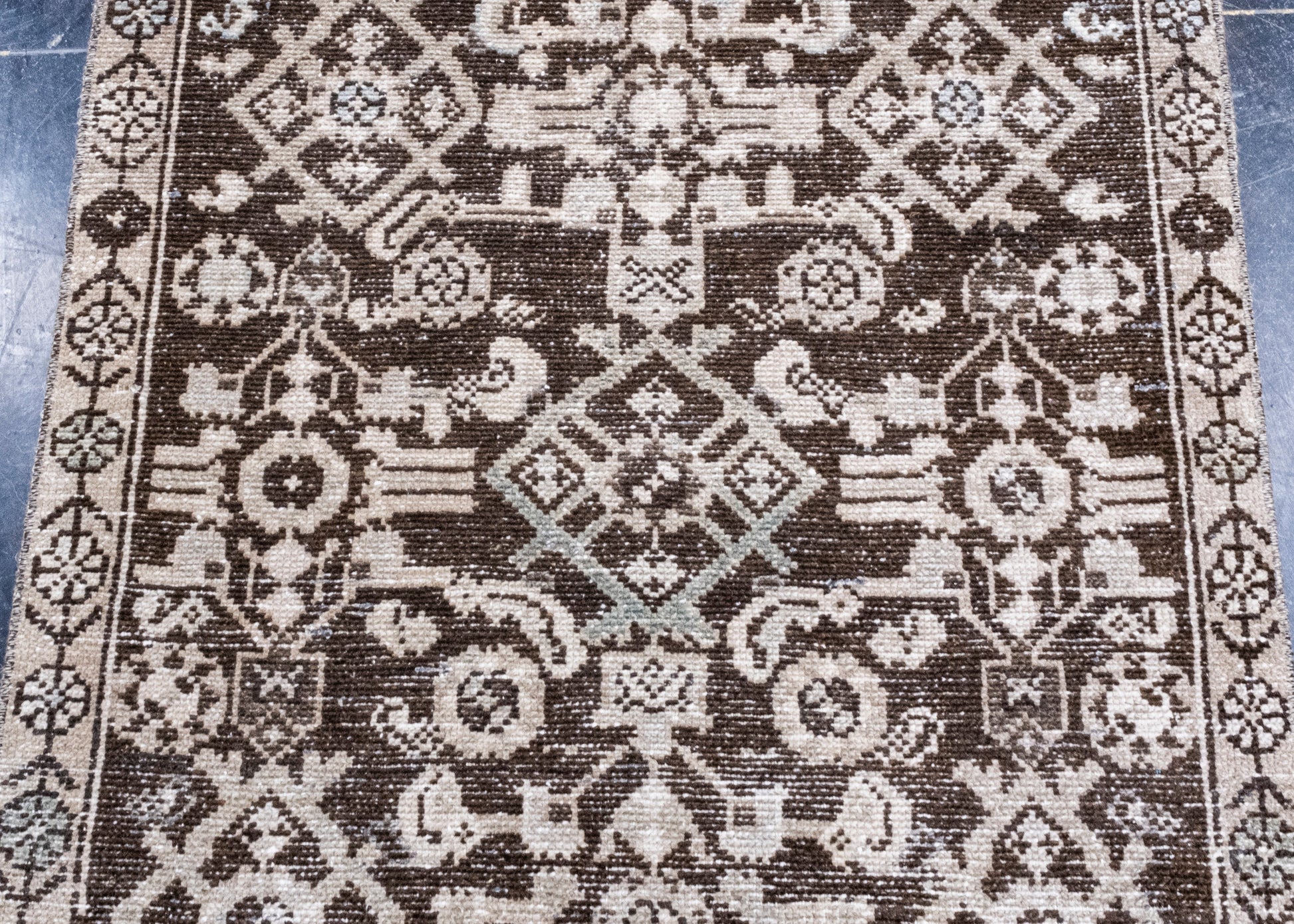 Turkish Vintage Anatolian Runner Rug 2'7" x 9'5" #7024