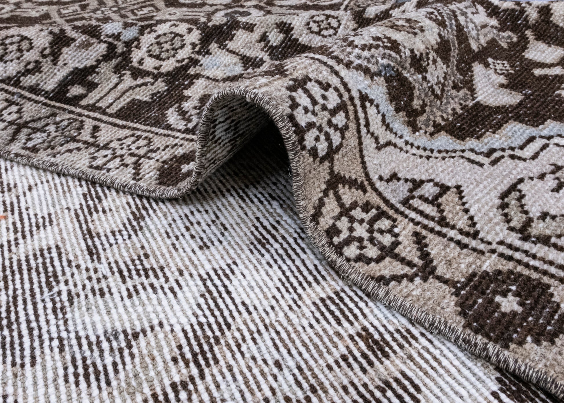 Turkish Vintage Anatolian Runner Rug 2'7" x 9'5" #7024
