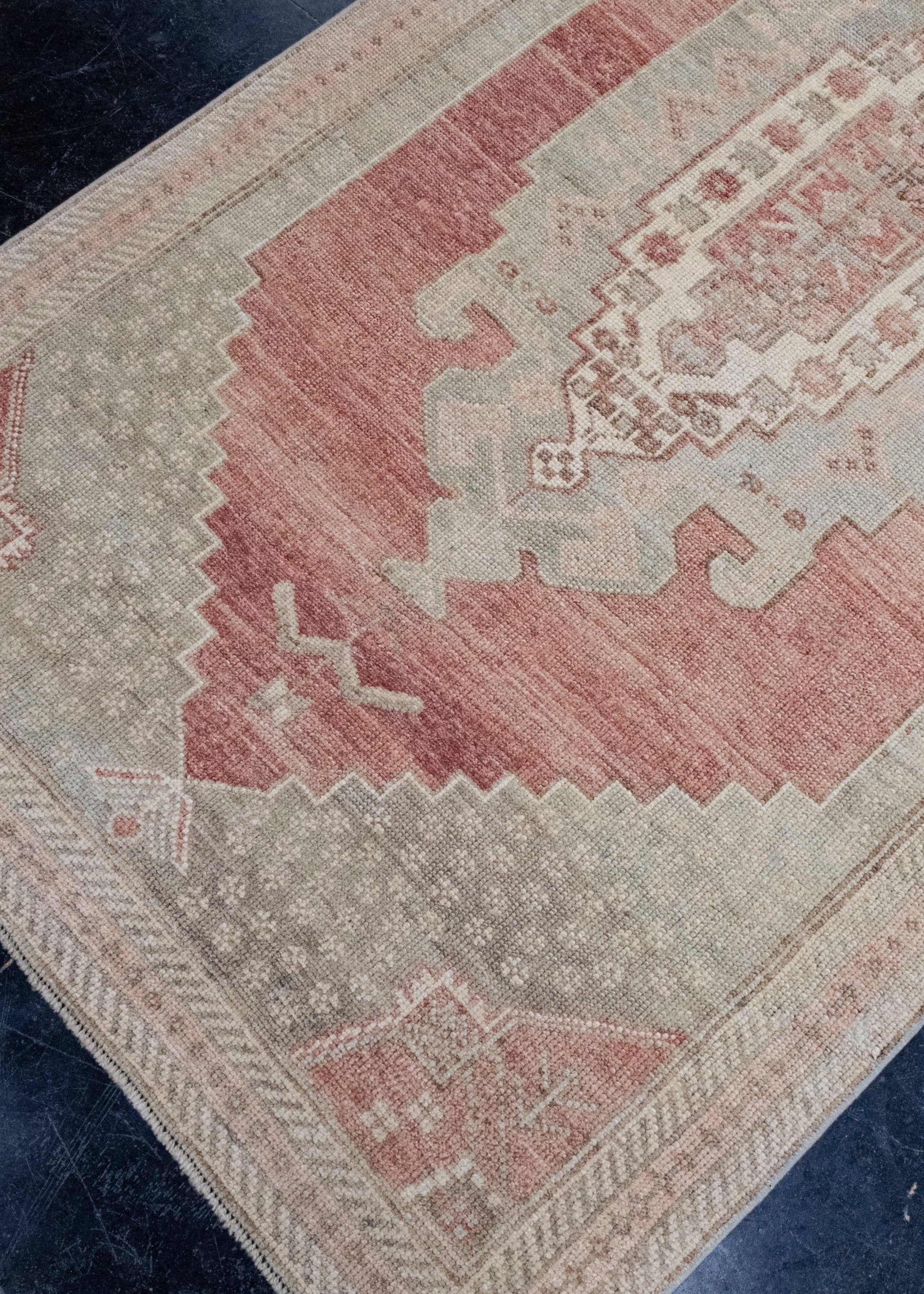 Turkish Vintage Anatolian Runner Rug 3'3" x 10'5" #16804