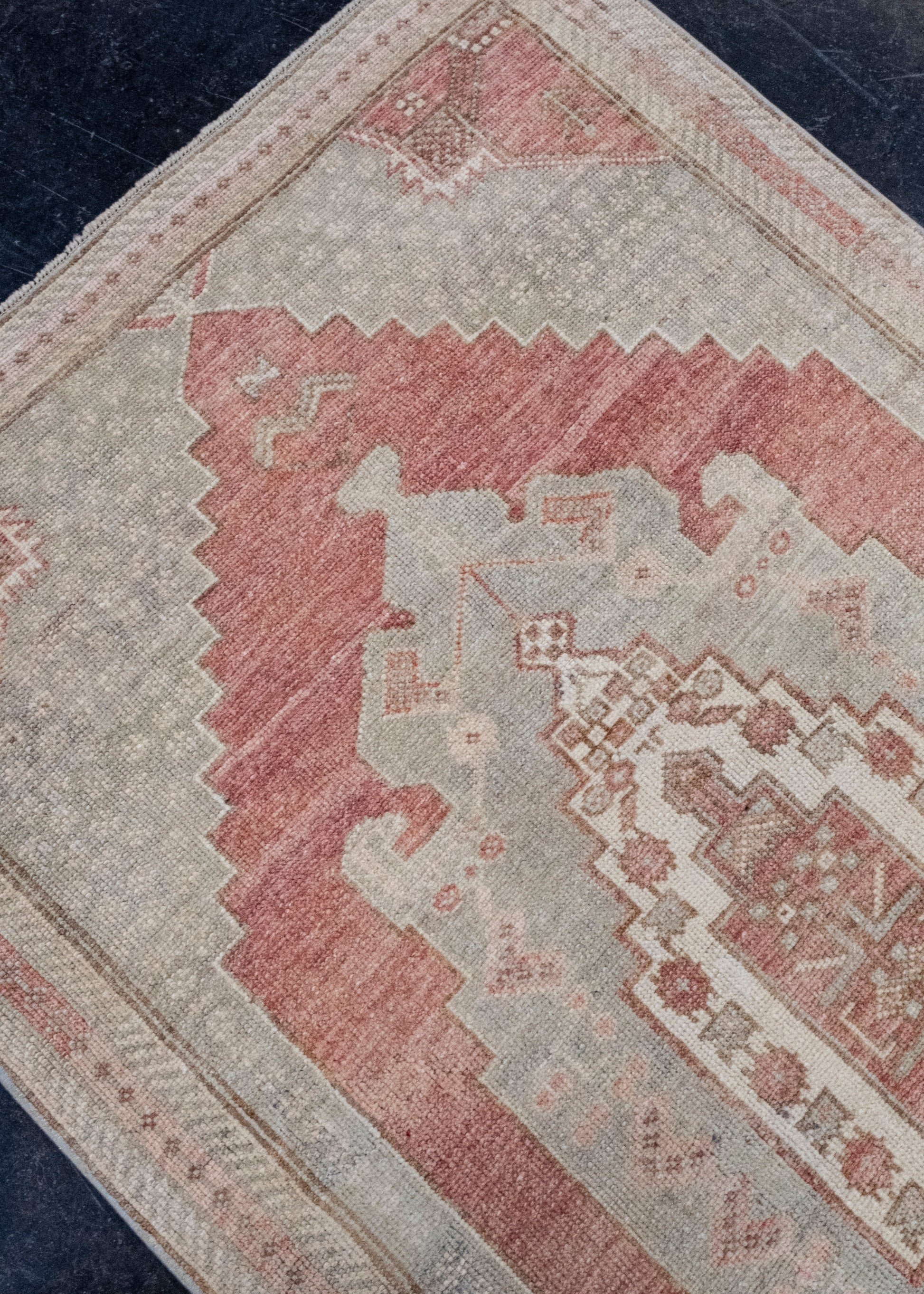 Turkish Vintage Anatolian Runner Rug 3'3" x 10'5" #16804