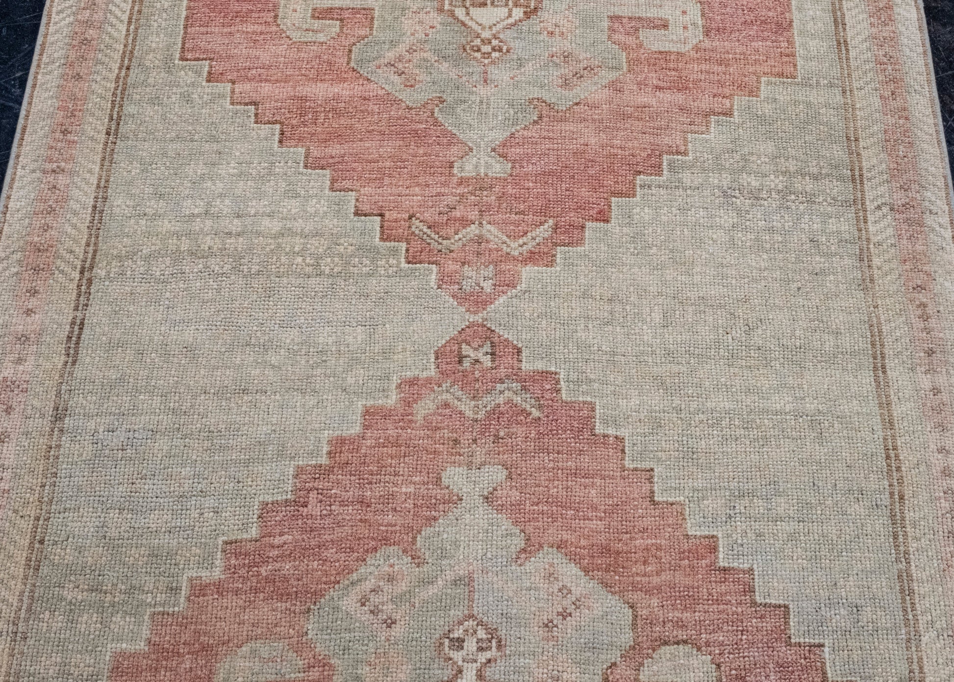 Turkish Vintage Anatolian Runner Rug 3'3" x 10'5" #16804