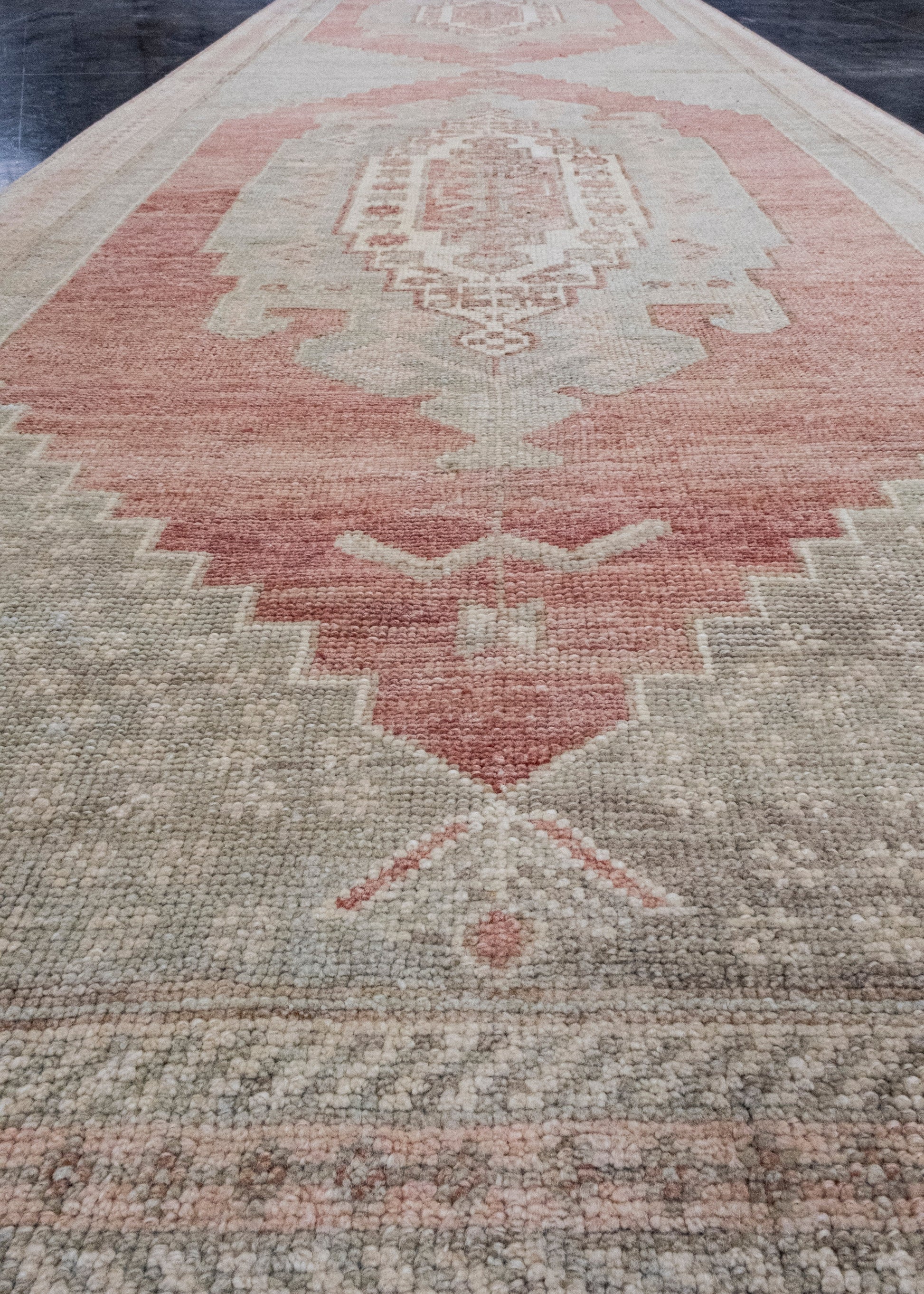 Turkish Vintage Anatolian Runner Rug 3'3" x 10'5" #16804