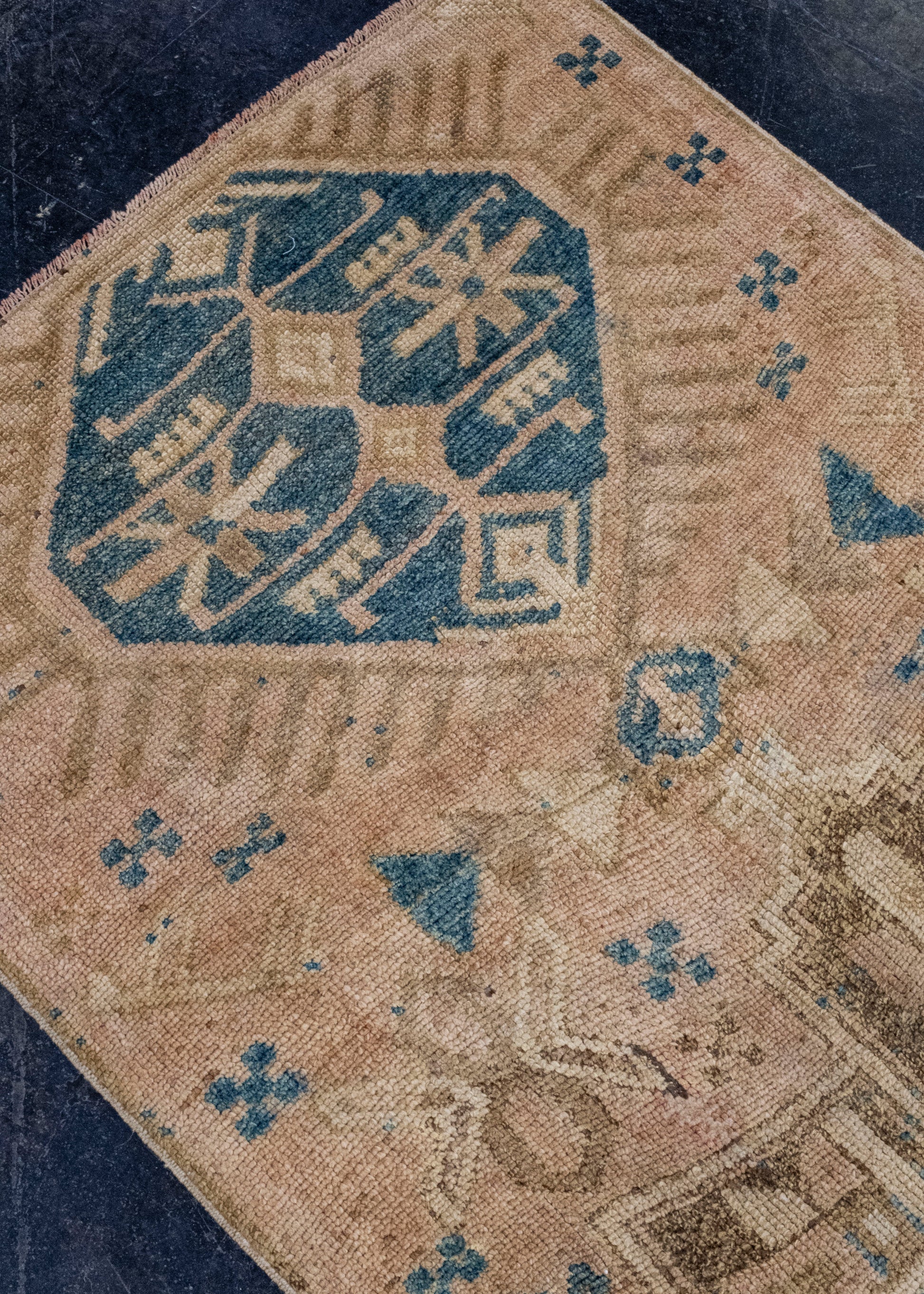 Turkish Vintage Anatolian Runner Rug 2'10" x 10'7" #16664