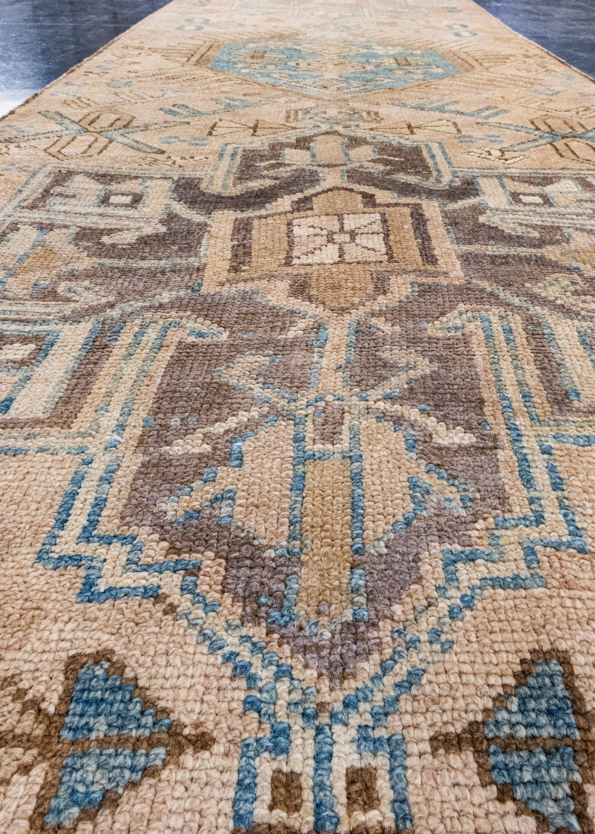 Turkish Vintage Anatolian Runner Rug 2'10" x 10'7" #16664
