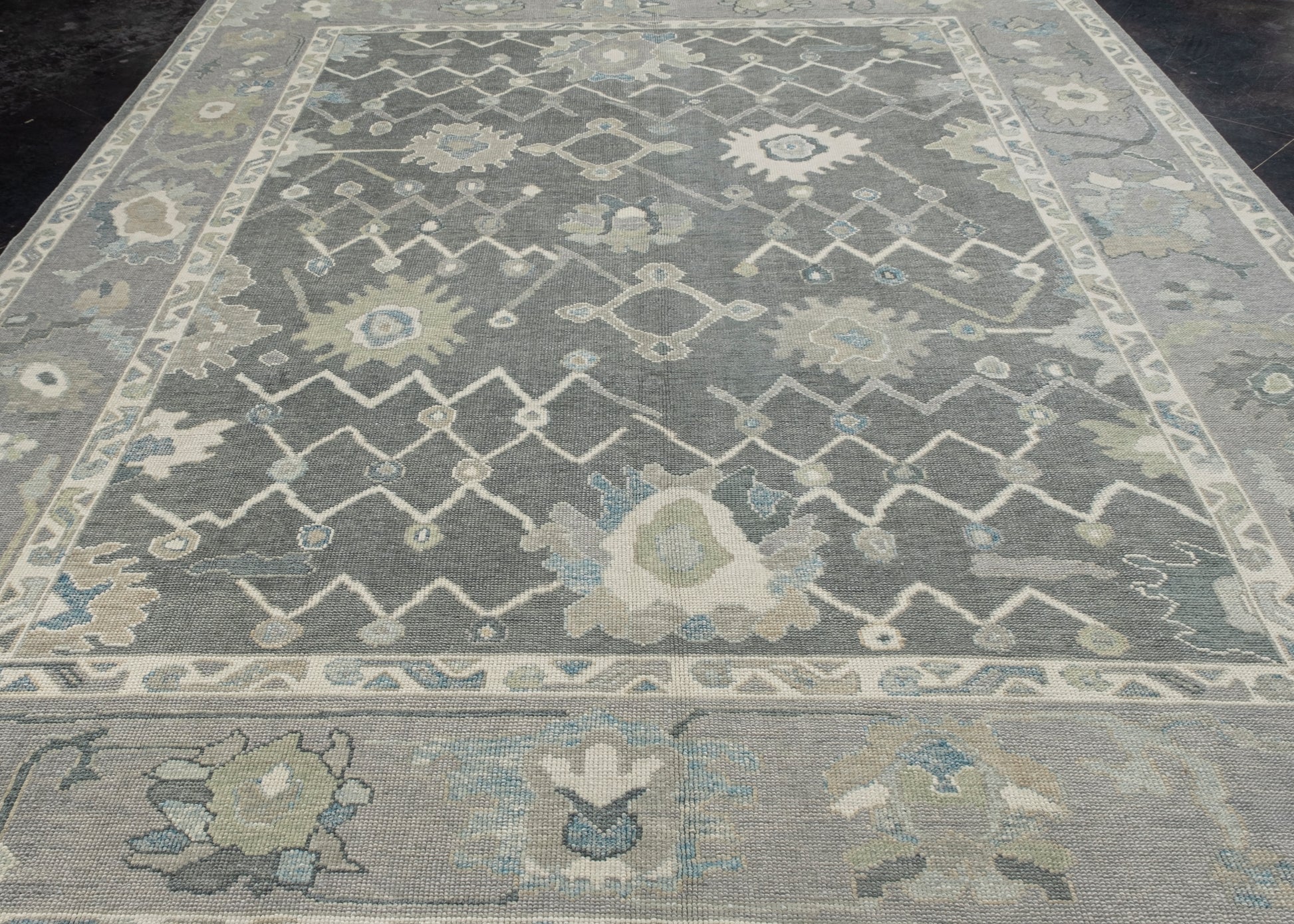 Turkish Oushak Rug 9' x 12'2" #12153