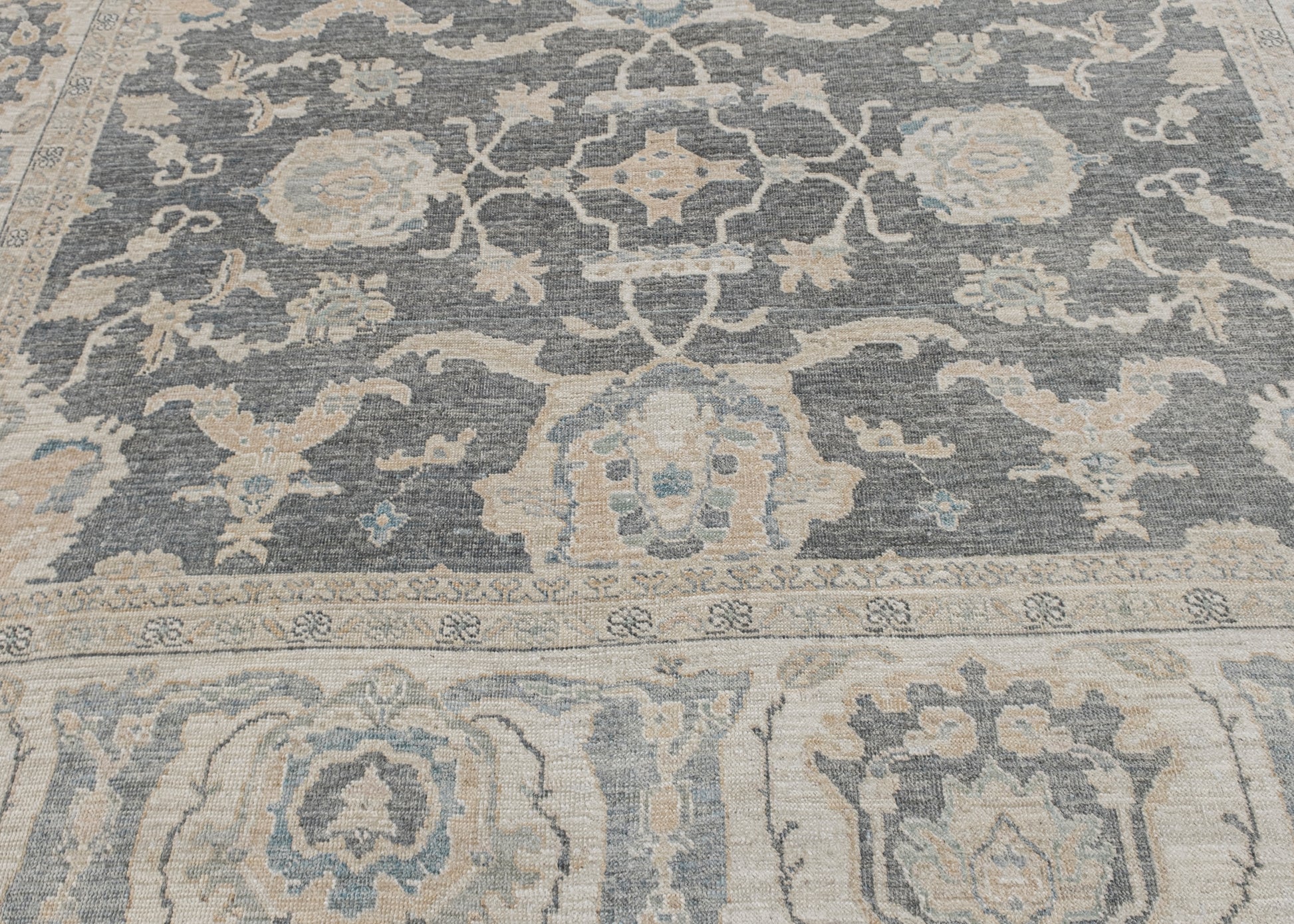 Antique Look Turkish Oushak Rug 9'1" x 11'6" # 11763