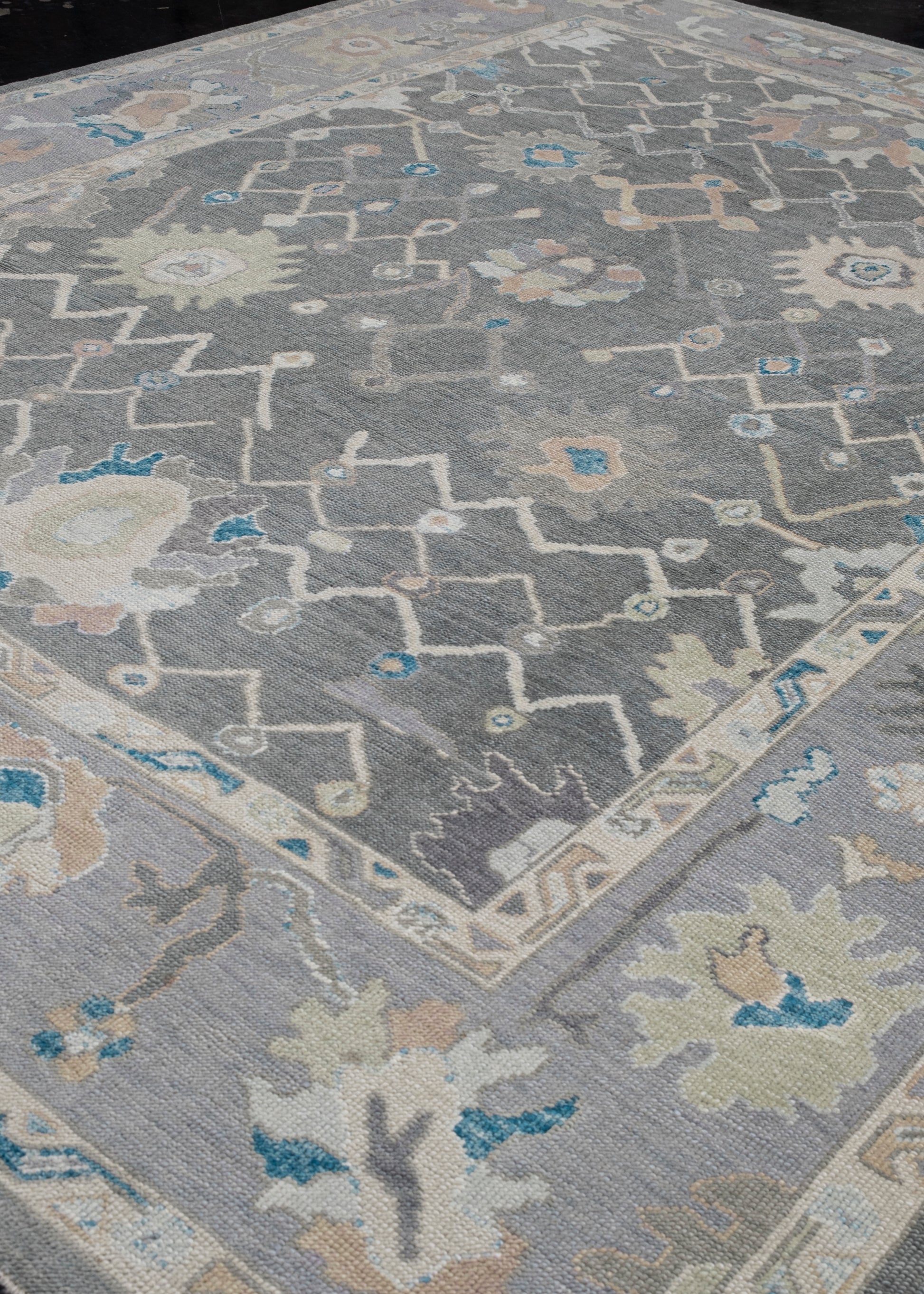 Turkish Oushak Rug 8'11" x 11'8" #12119