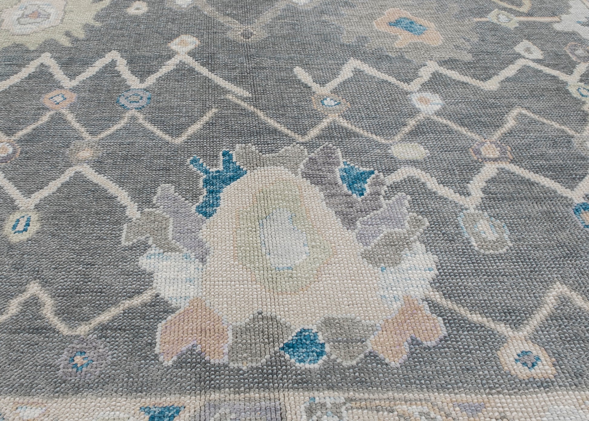 Turkish Oushak Rug 8'11" x 11'8" #12119