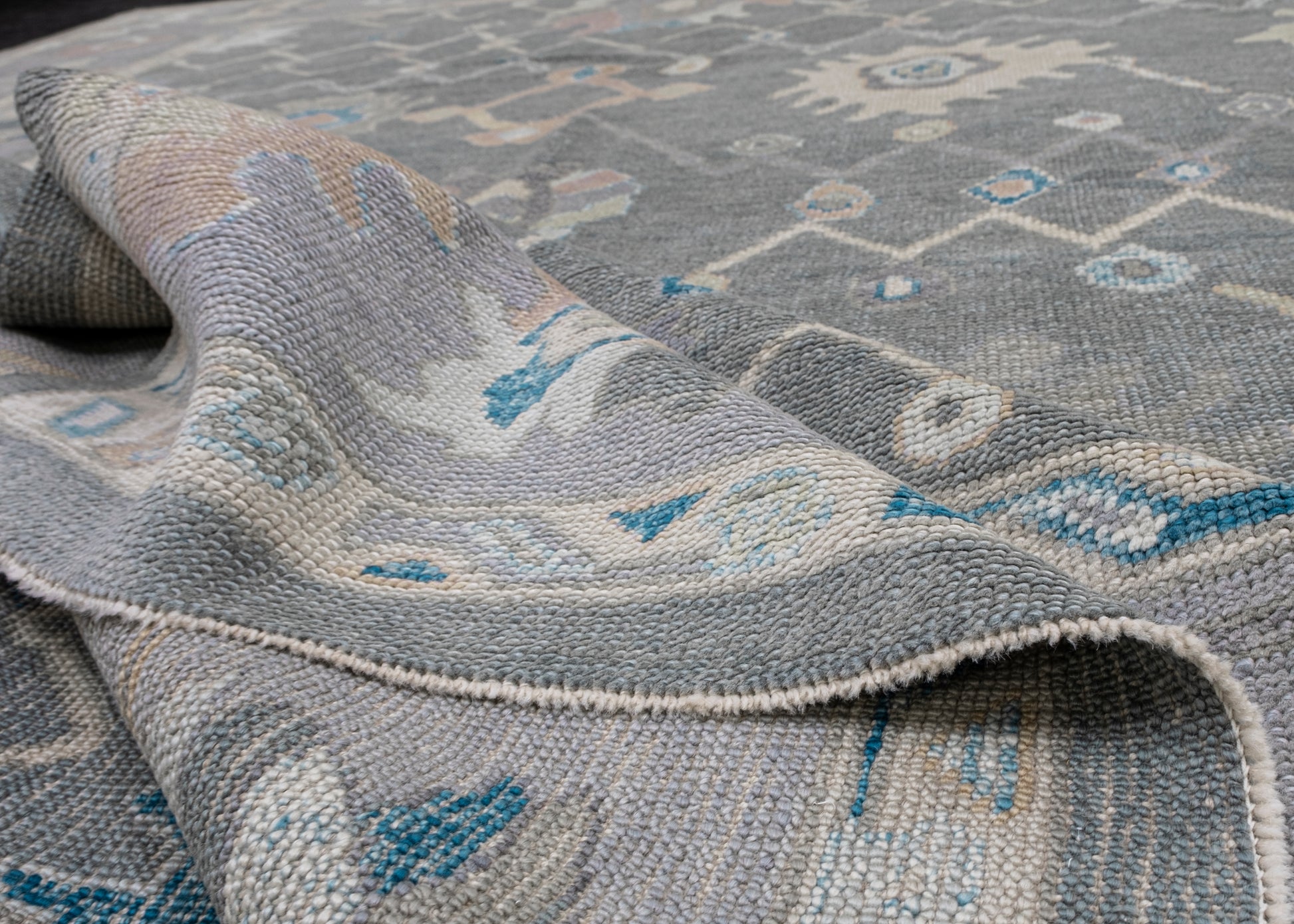 Turkish Oushak Rug 8'11" x 11'8" #12119