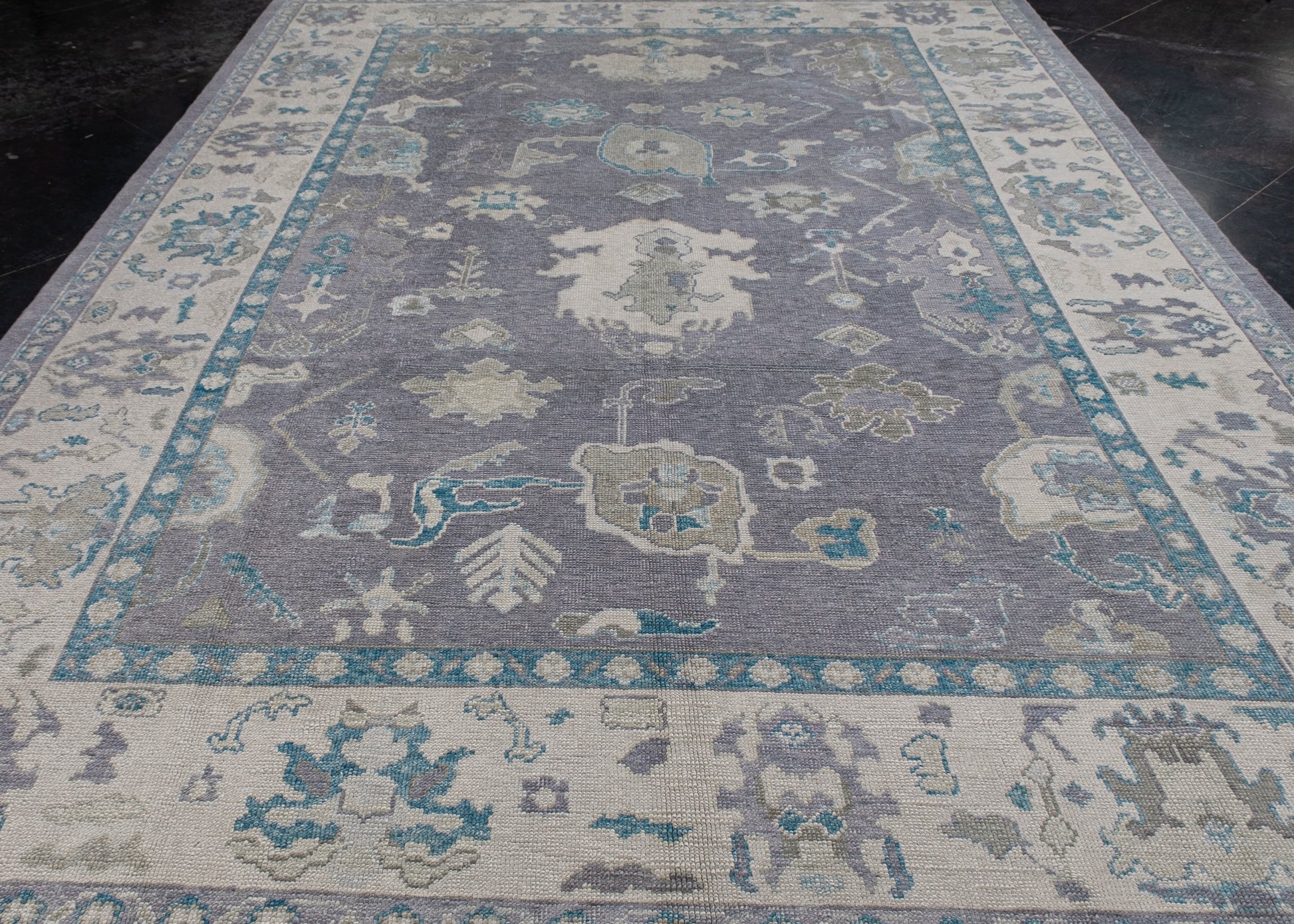 Turkish Oushak Rug 8'11" x 12'9" #8189
