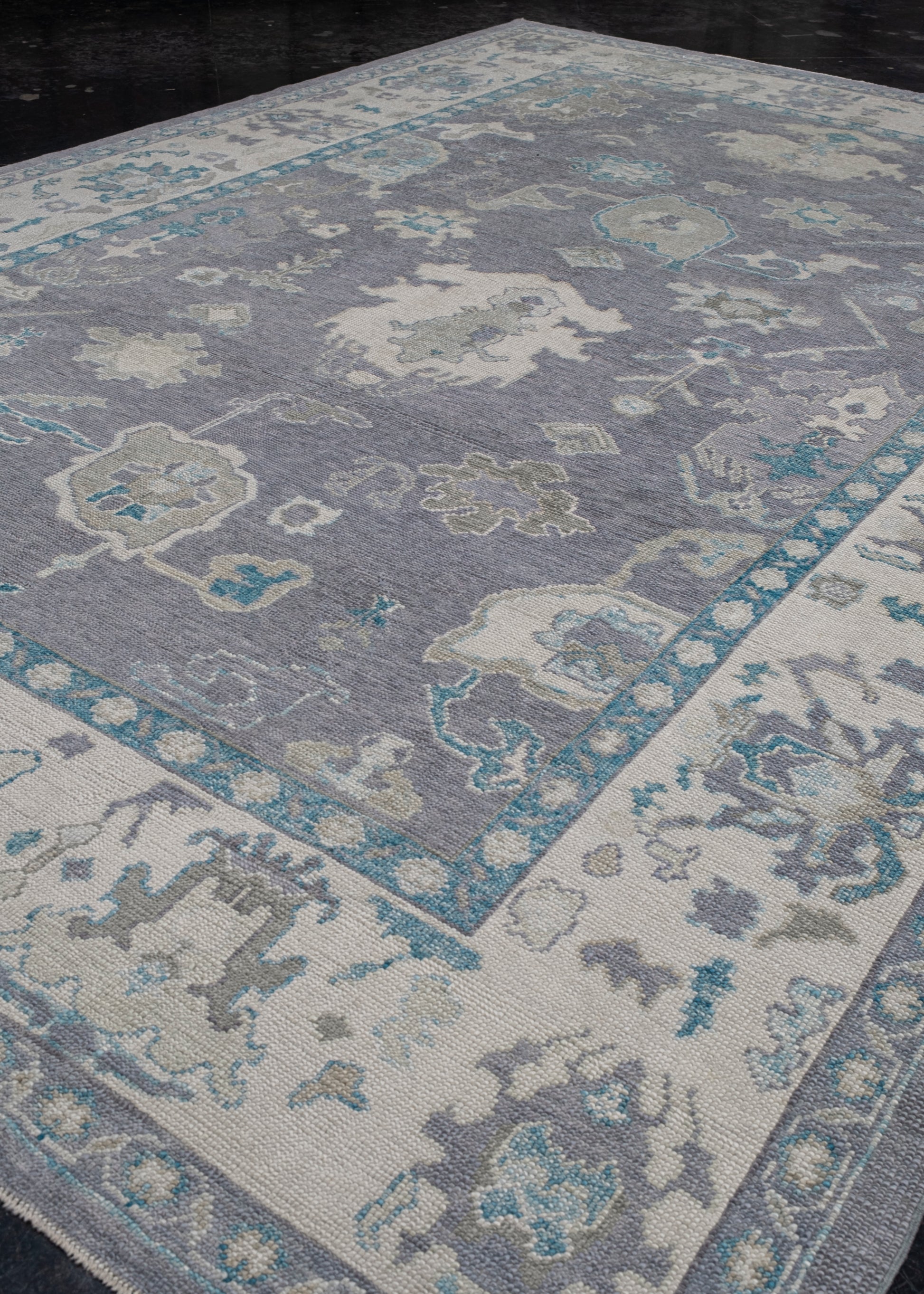 Turkish Oushak Rug 8'11" x 12'9" #8189