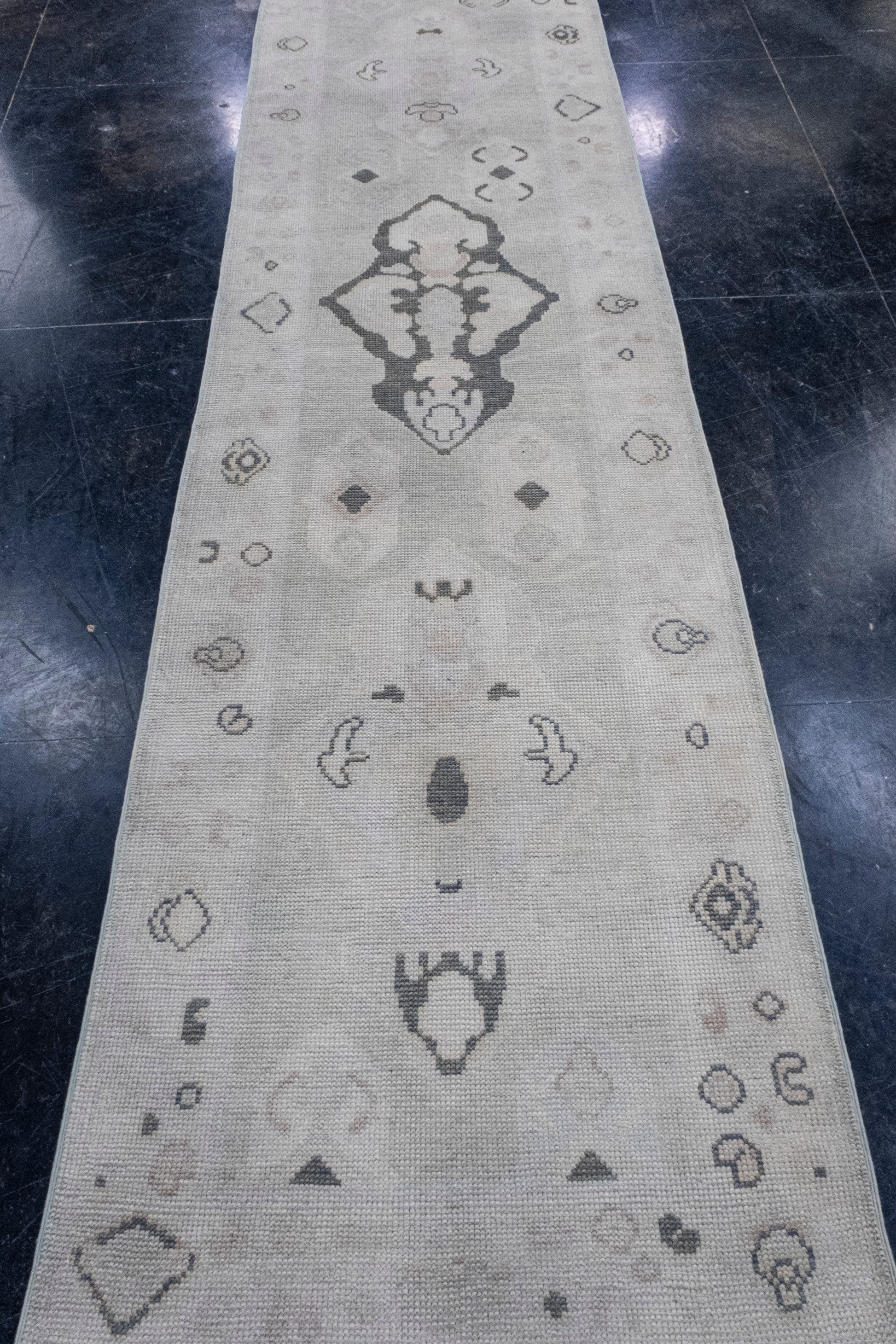 Turkish Oushak Rug 2'10" x 10'7" #16947