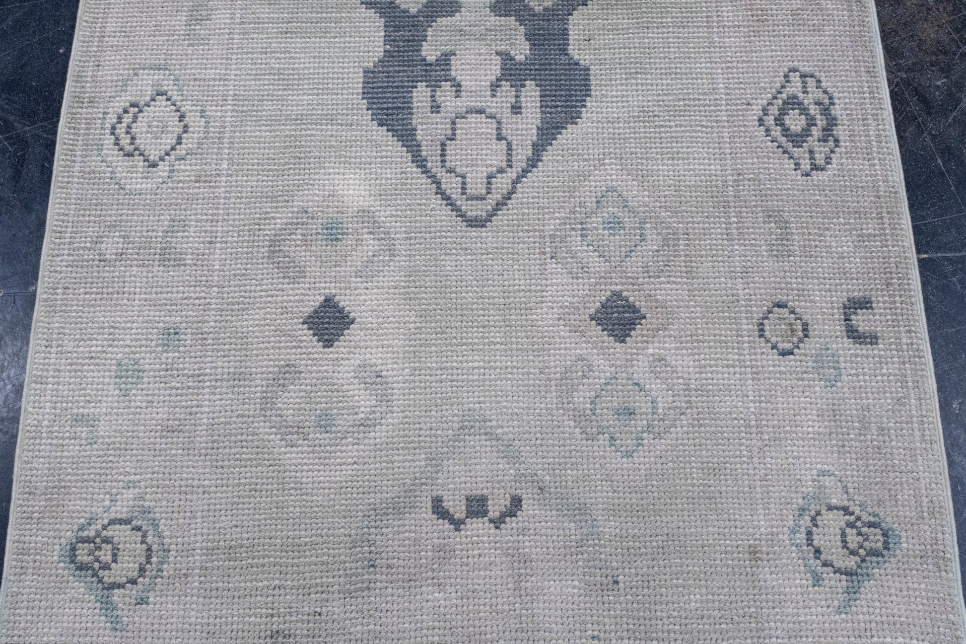 Turkish Oushak Rug 2'9" x 7'7" #16927