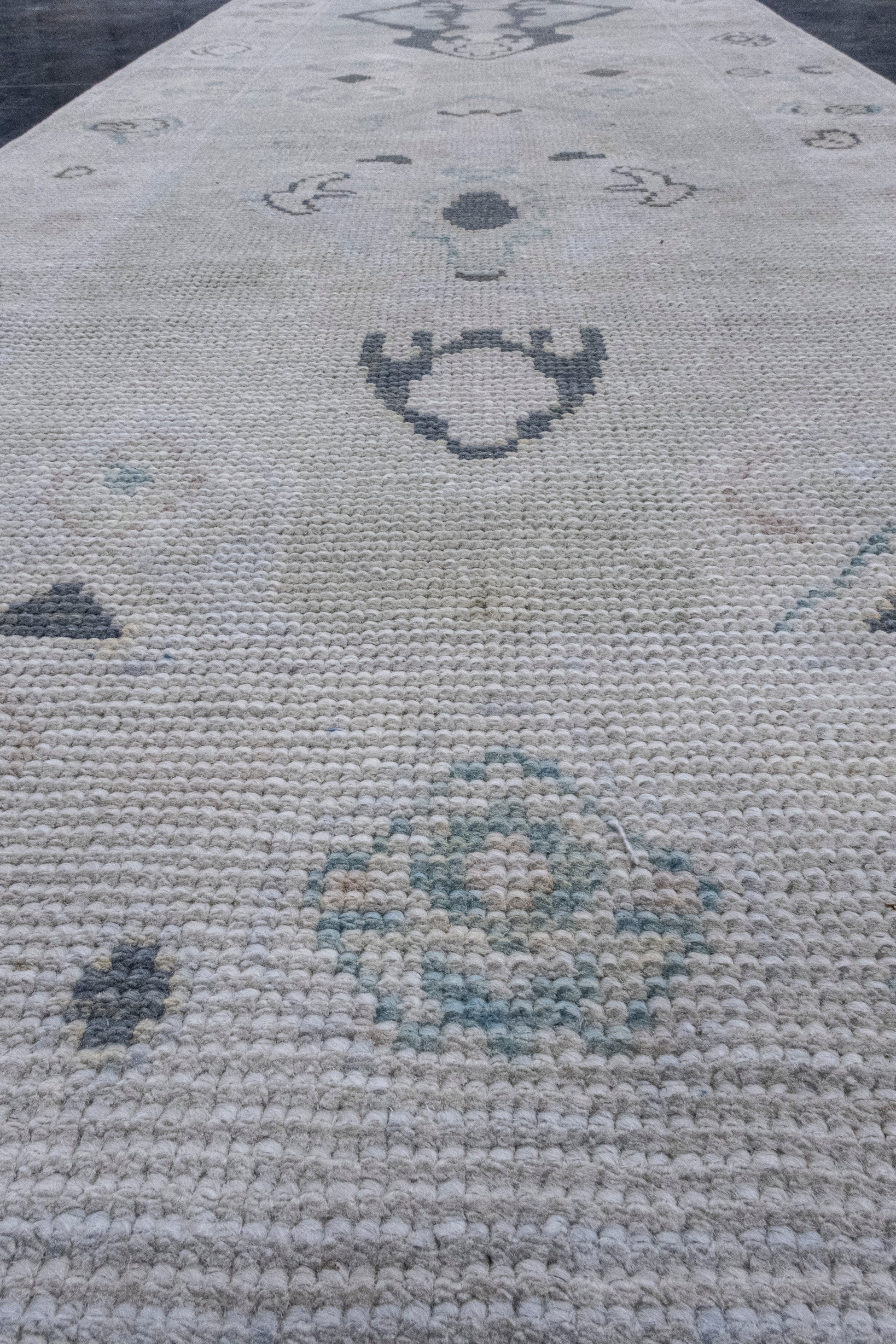 Turkish Oushak Rug 2'9" x 7'7" #16927