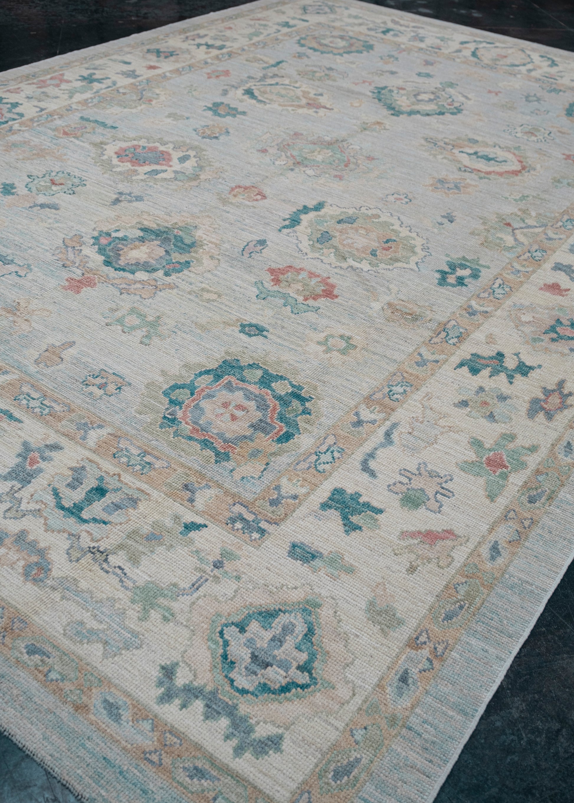 Turkish Oushak Rug 9'10" x 14'1" #15093