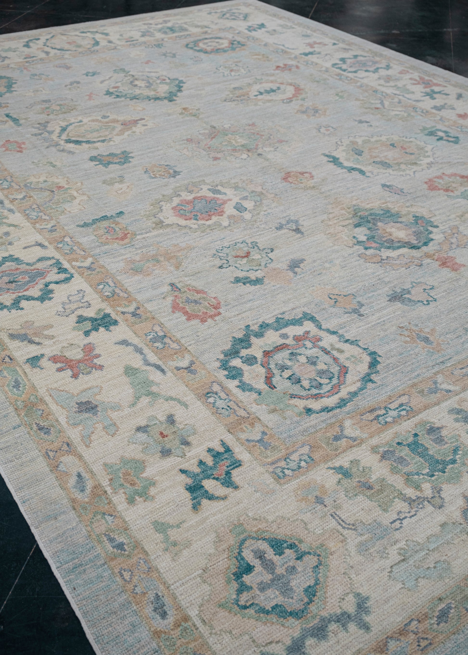 Turkish Oushak Rug 9'10" x 14'1" #15093